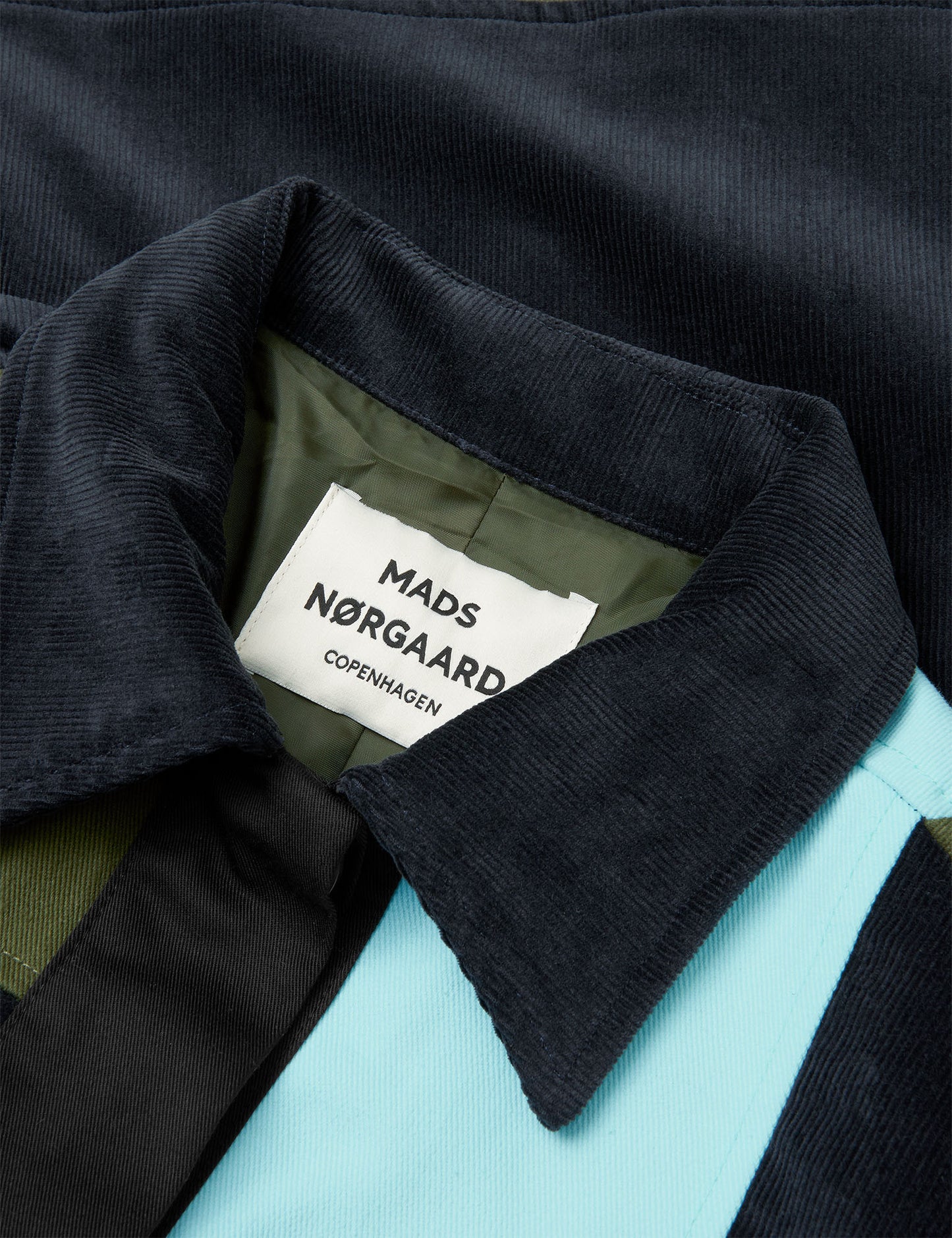 Trash River Patch Coat 2, Blue Black