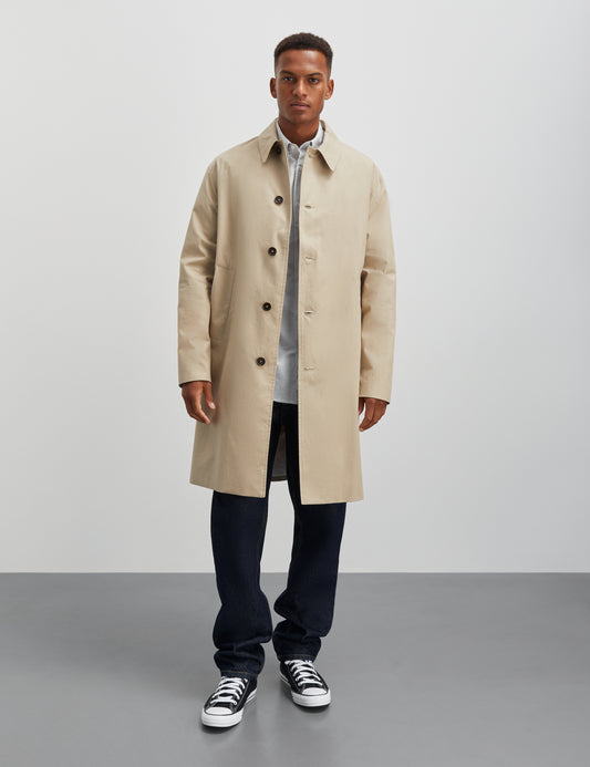 Dry Cotton Curtis Coat, Trench Coat