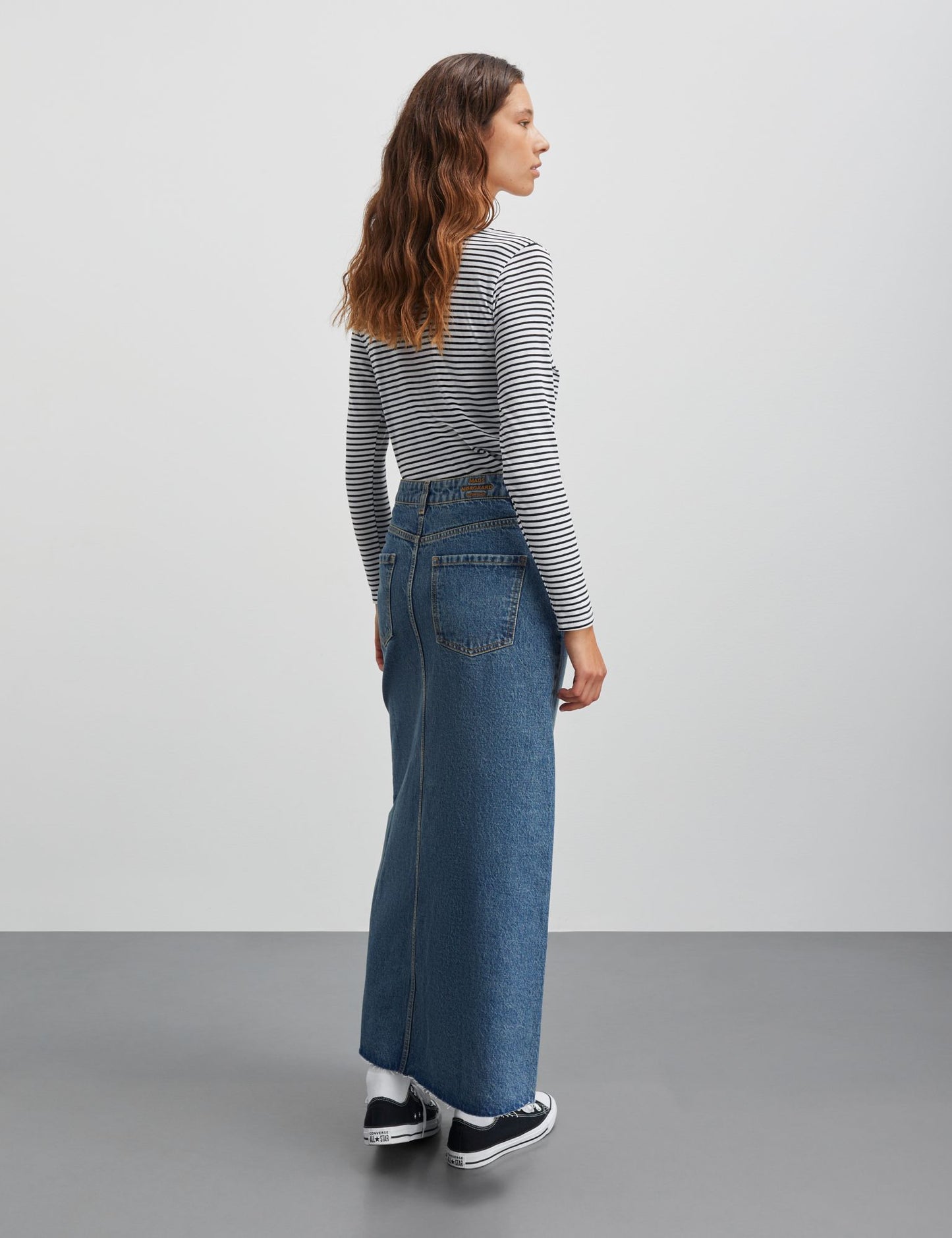 Organic Blue Ketty Skirt, Vintage Blue