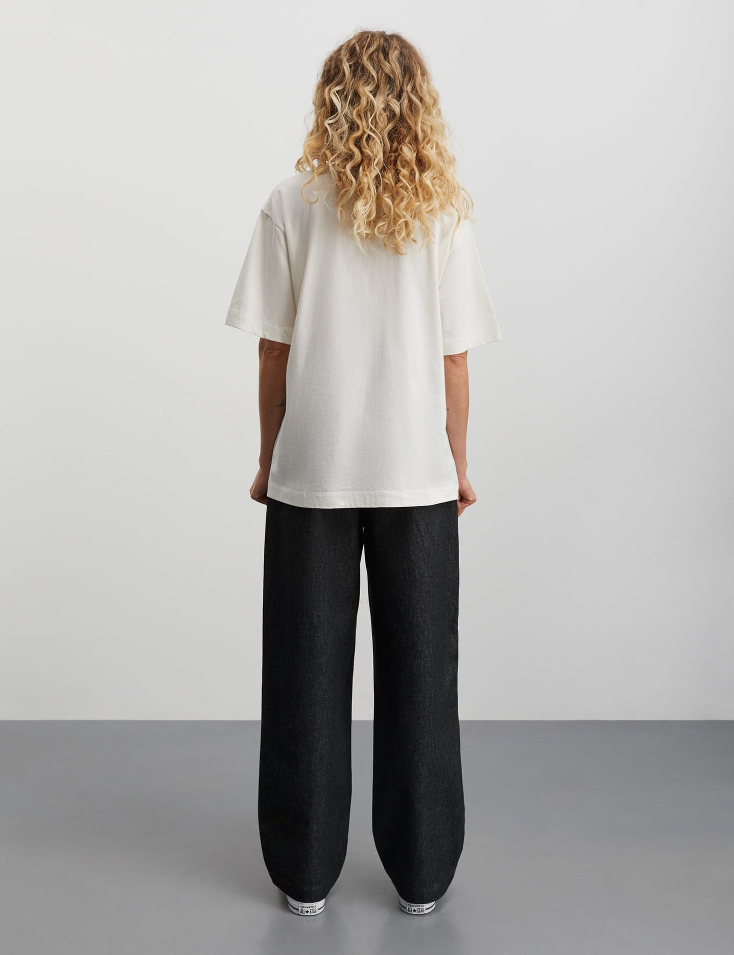 Single Cotton Dassel Tee, Snow White