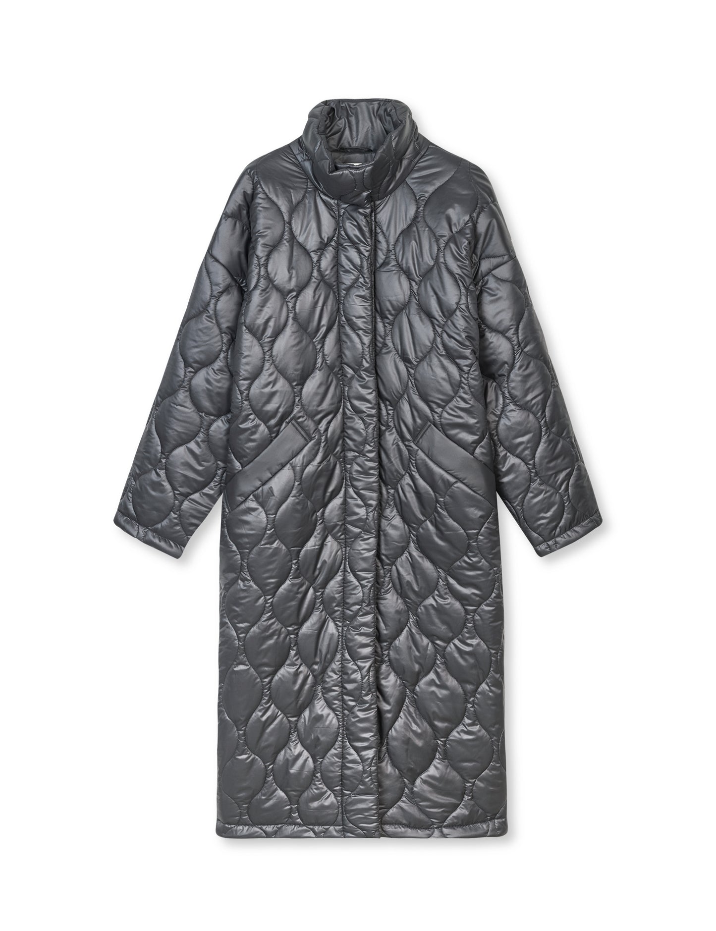 Shiny R Rafhil Coat, Asphalt