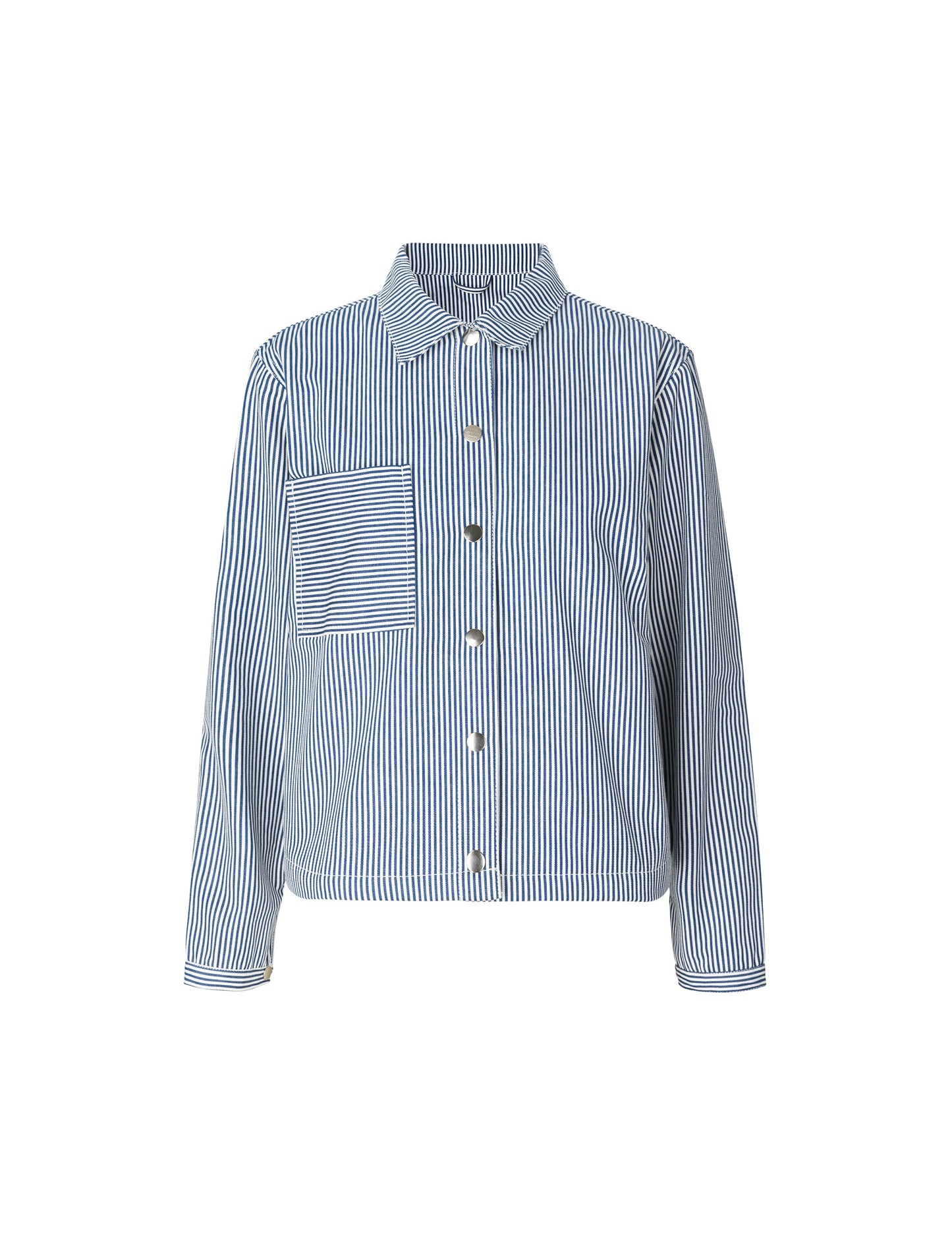 Milky Stripes Shirley, White/Blue