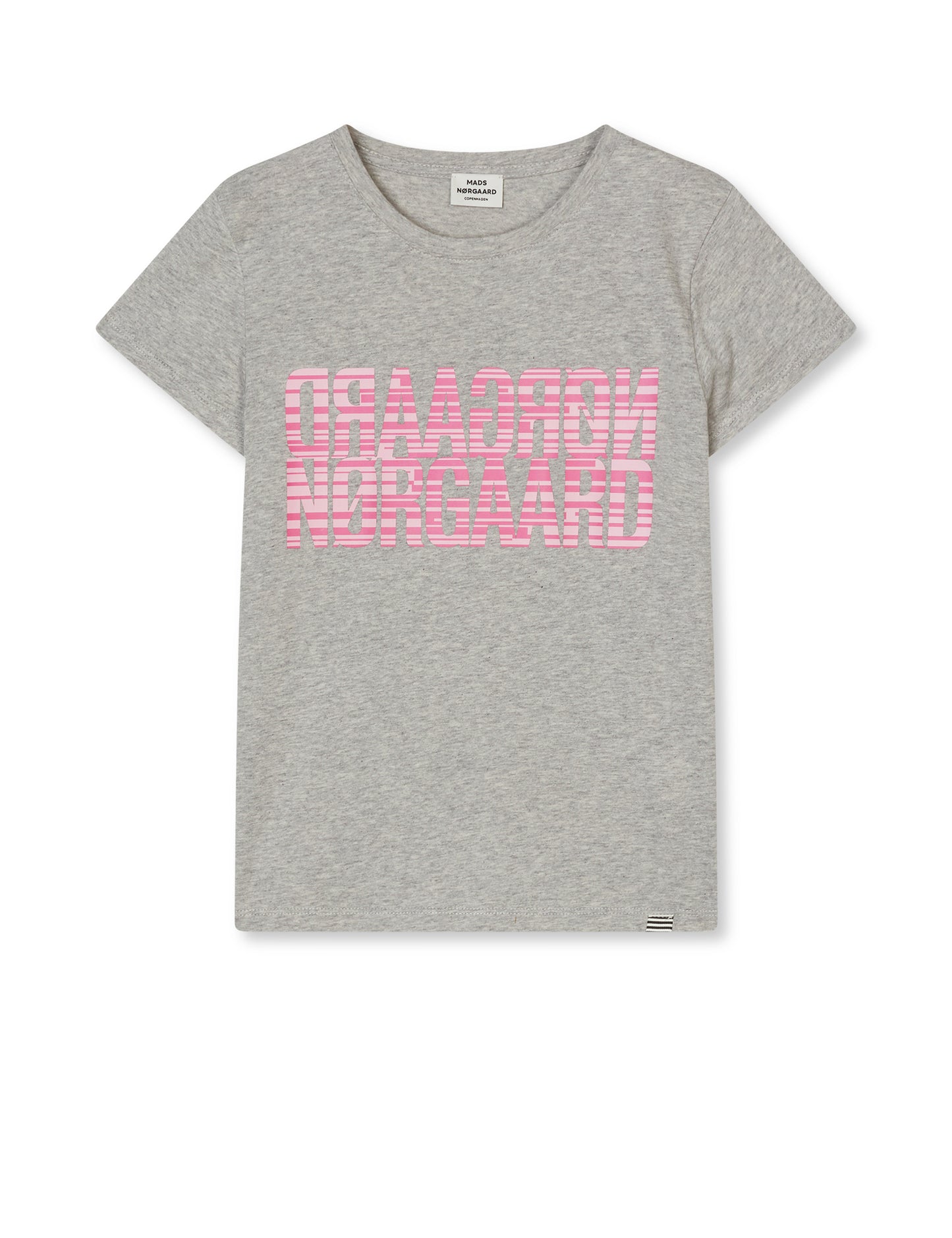 Single Cotton Tuvina Tee, Light Grey Melange