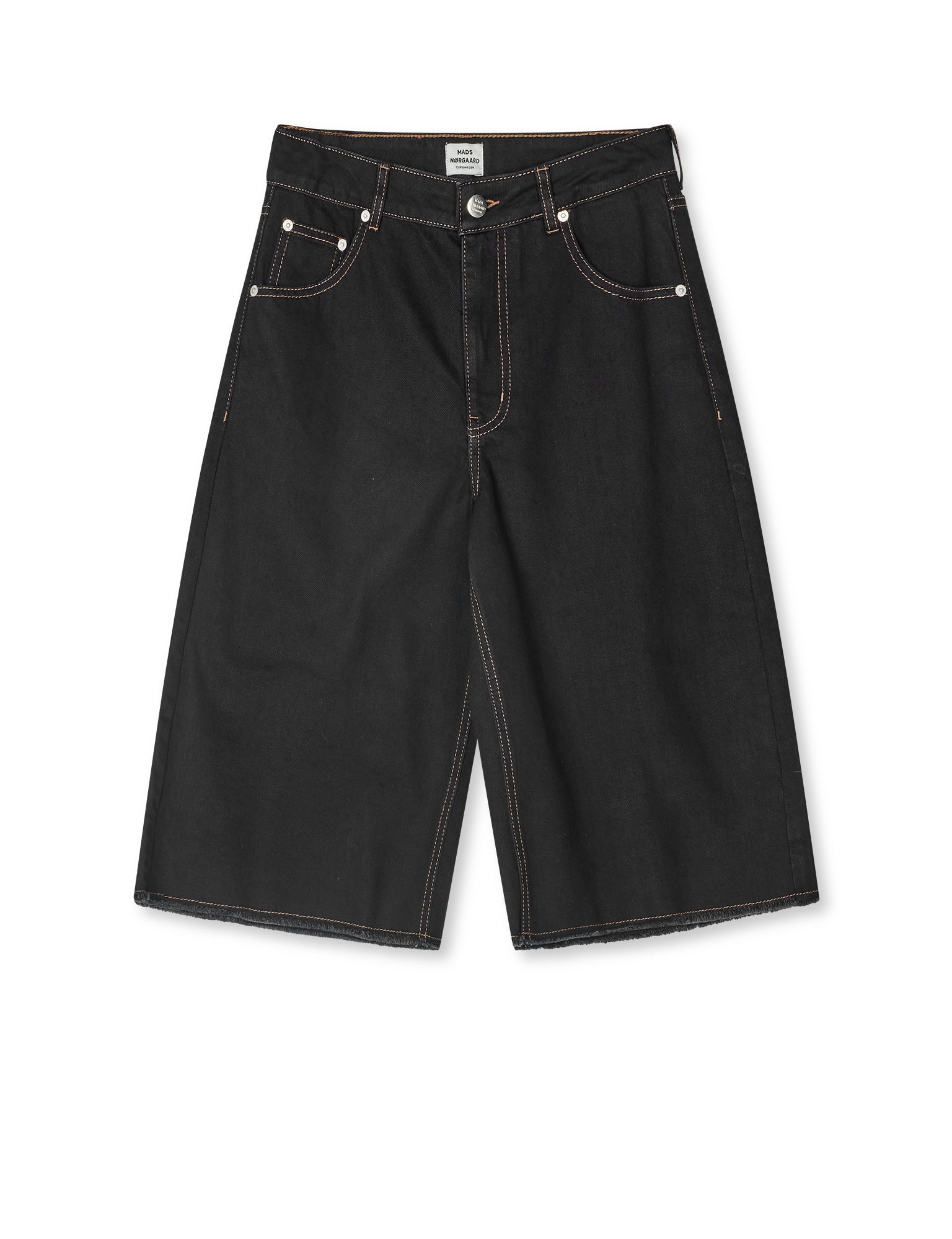 Dyed Denim Robyn Shorts, Black – MADS NØRGAARD – COPENHAGEN