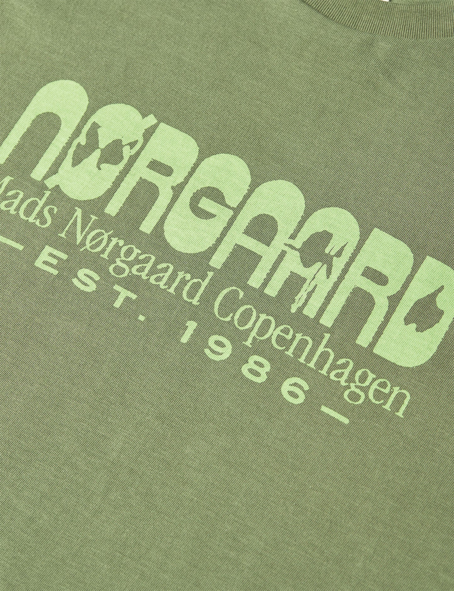 Printed Tee Thorlino Tee, Oil Green