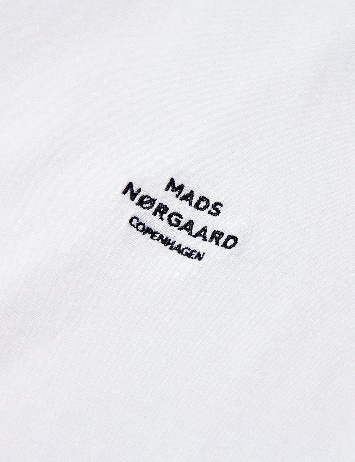 Cotton Jersey Frode Emb Logo Tee, White