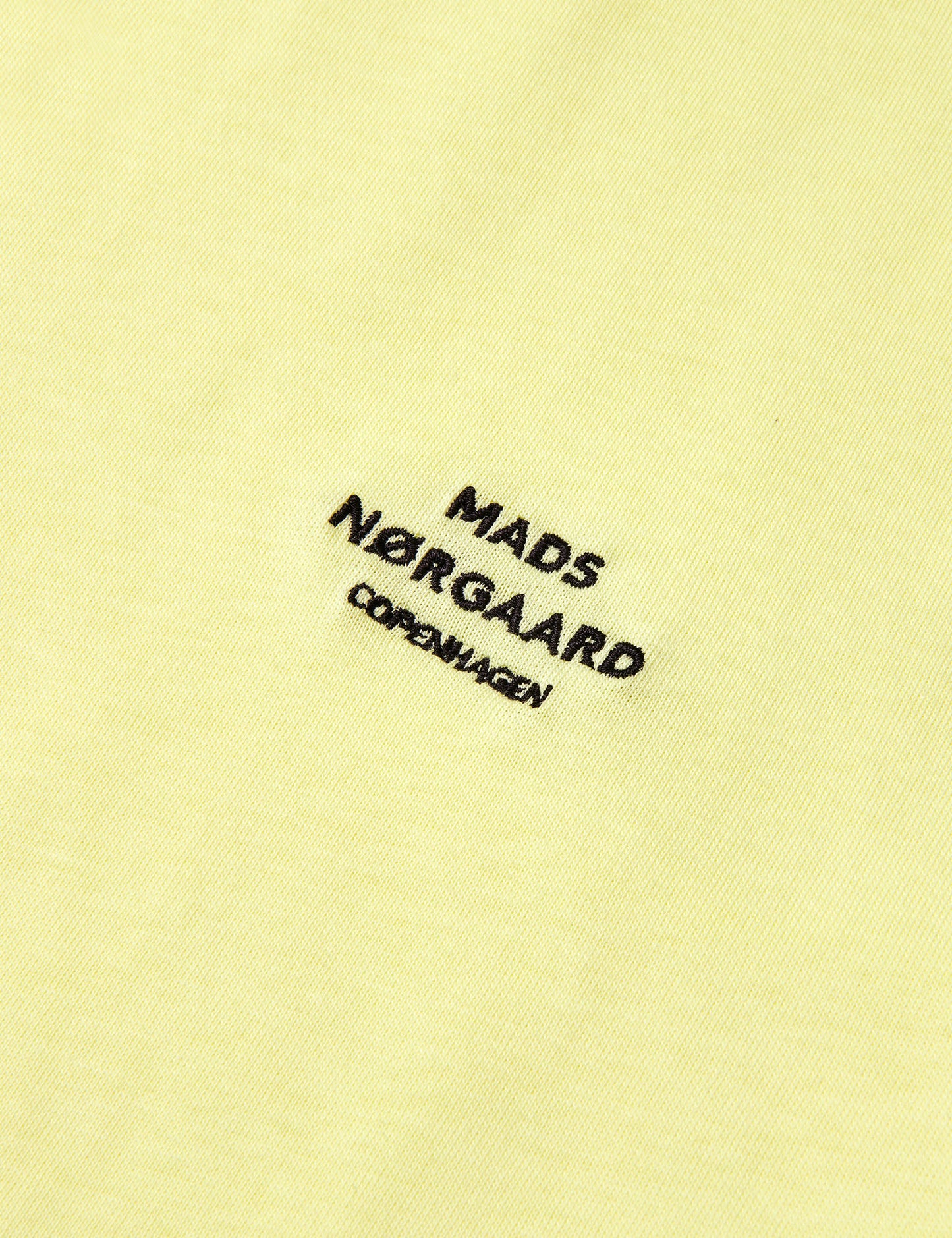 Cotton Jersey Frode Emb Logo Tee, Tender Yellow