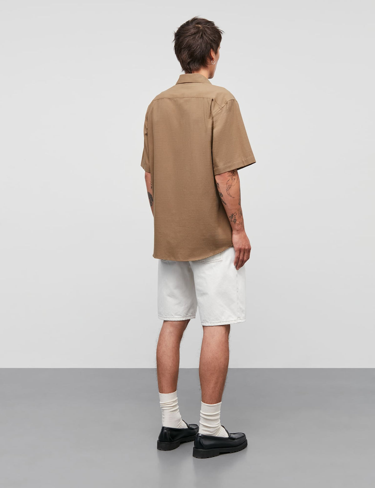 Grida Cotton Victor Shirt SS, Kangaroo