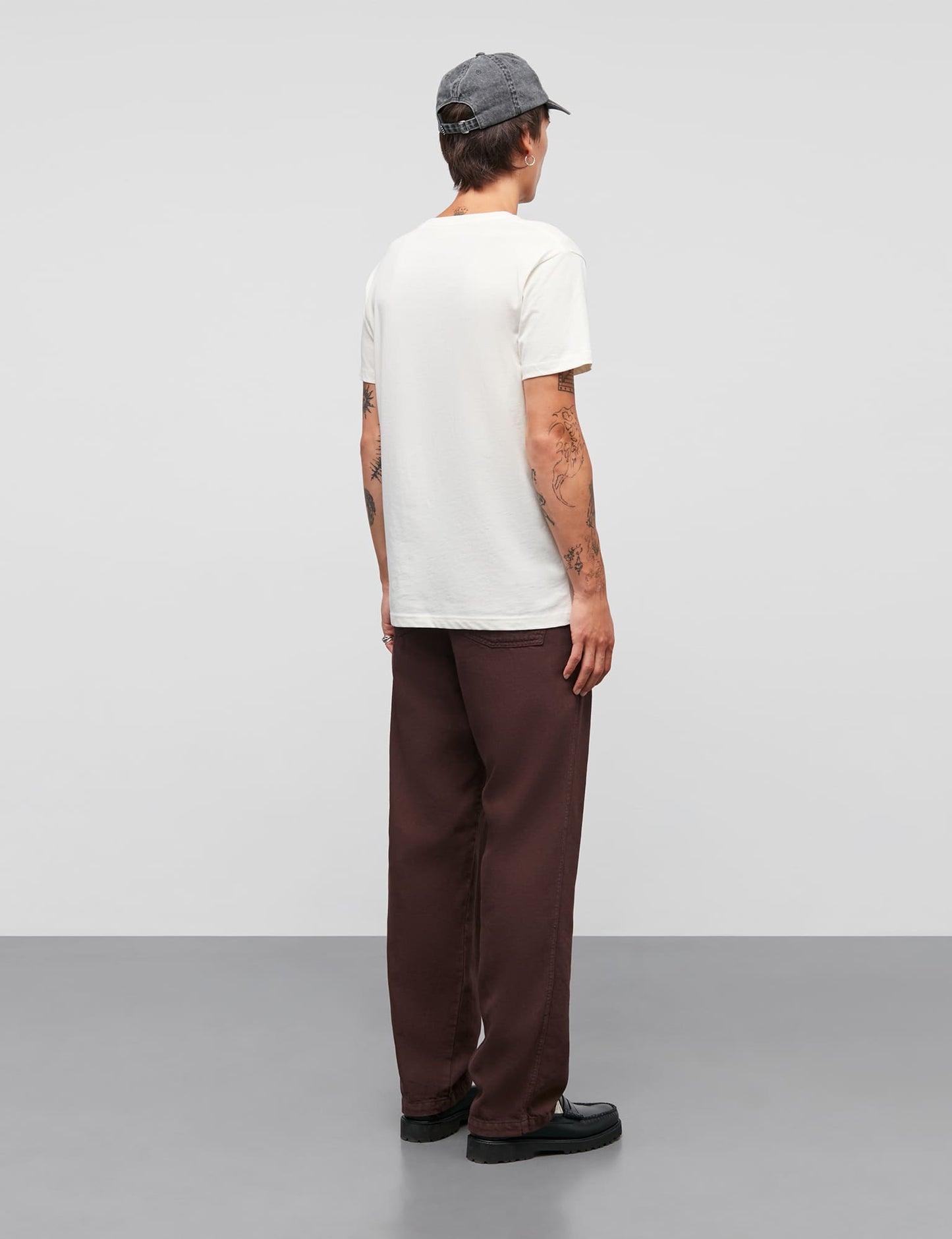 Cotton Linen Work Jay Pants, Chicory Coffee
