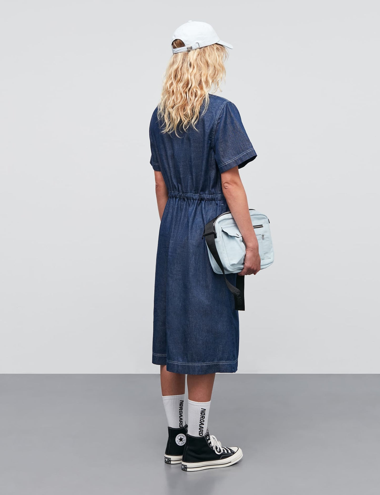 Air Denim Sanne Dress, Dark Blue Denim