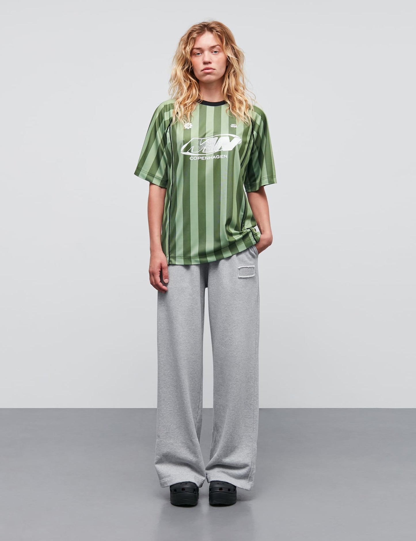 Shiny Sport Manna Tee, Four Leaf Clover/Oil Green