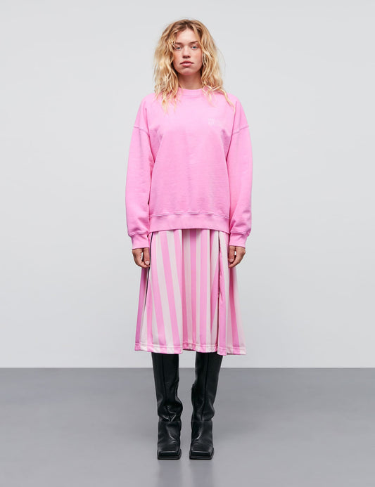 Compact Cotton Atli Sweatshirt, Begonia Pink
