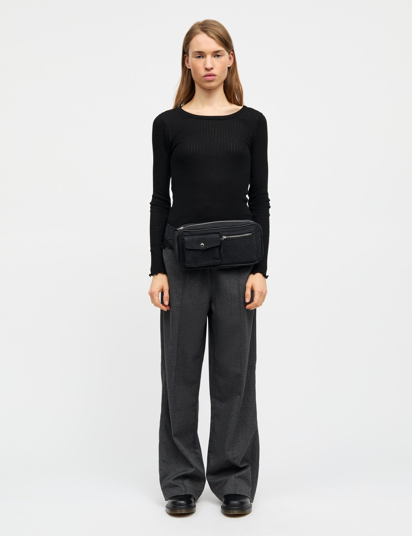 Boutique Washed Carni Bag, Washed Black