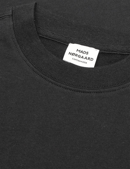 Light Terry Solo Sweatshirt, Jet Black