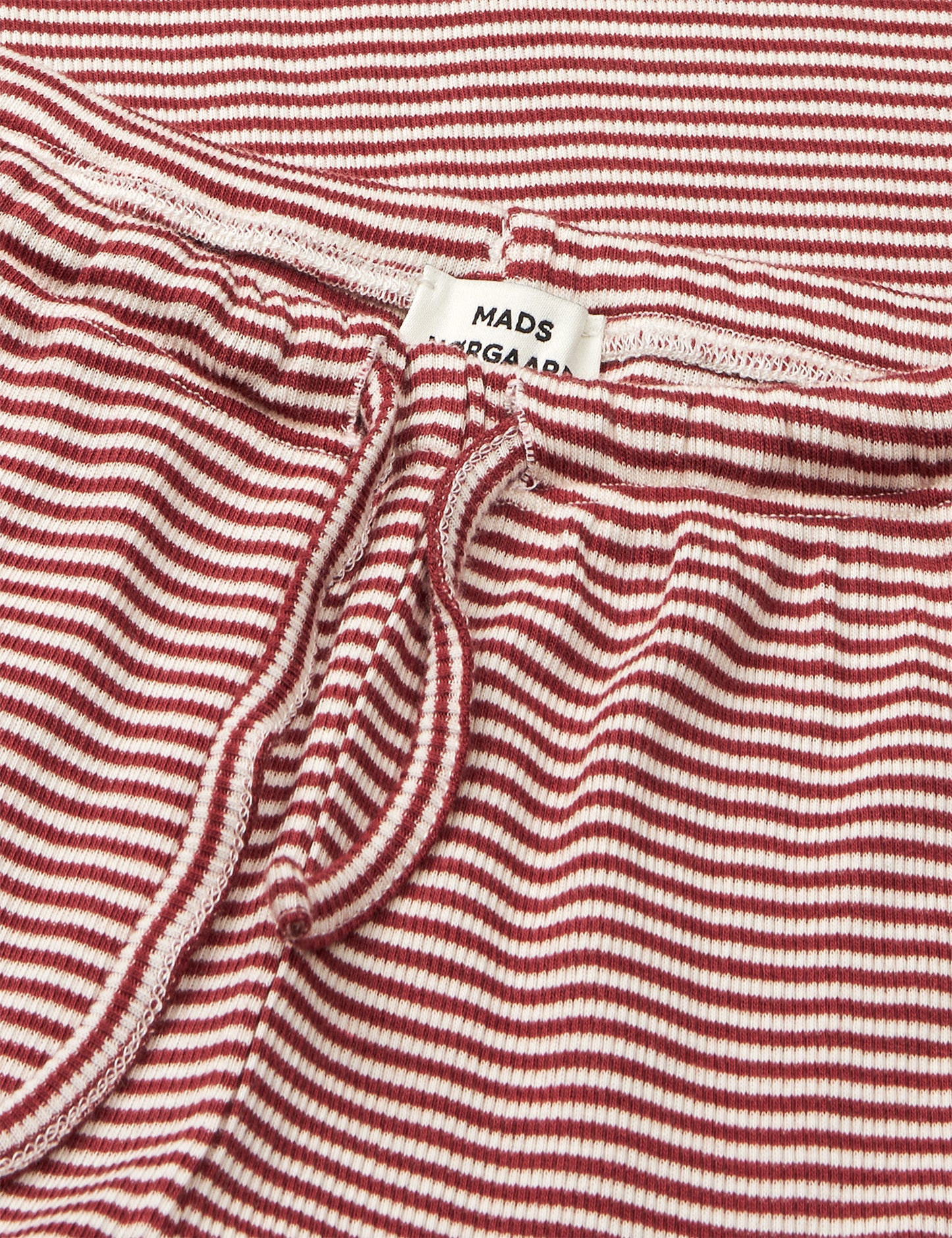 2x2 Cotton Stripe Verona Pants, Winery/Vanilla Ice