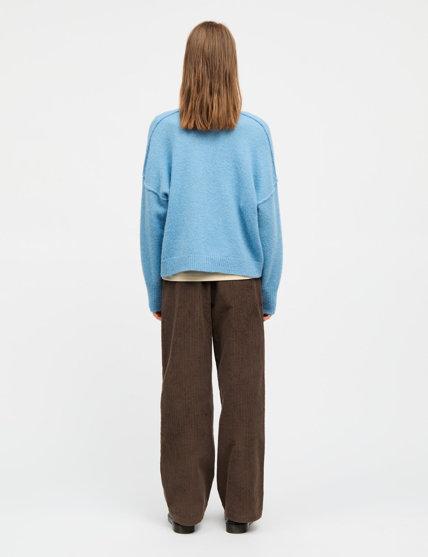 Alpaca Amber Cardigan, Crystal Teal