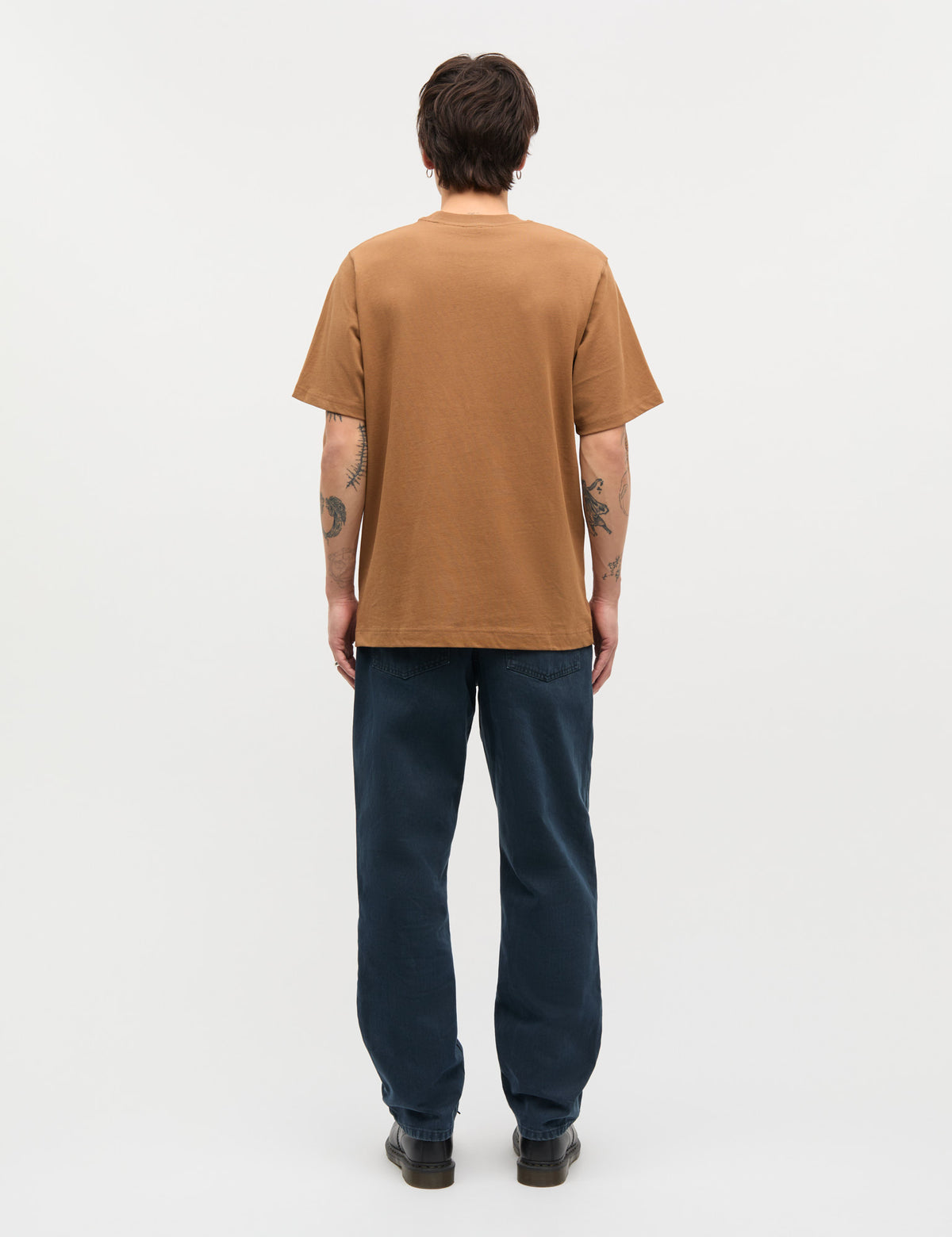 Cotton Jersey Frode Logo Tee FAV, Ermine