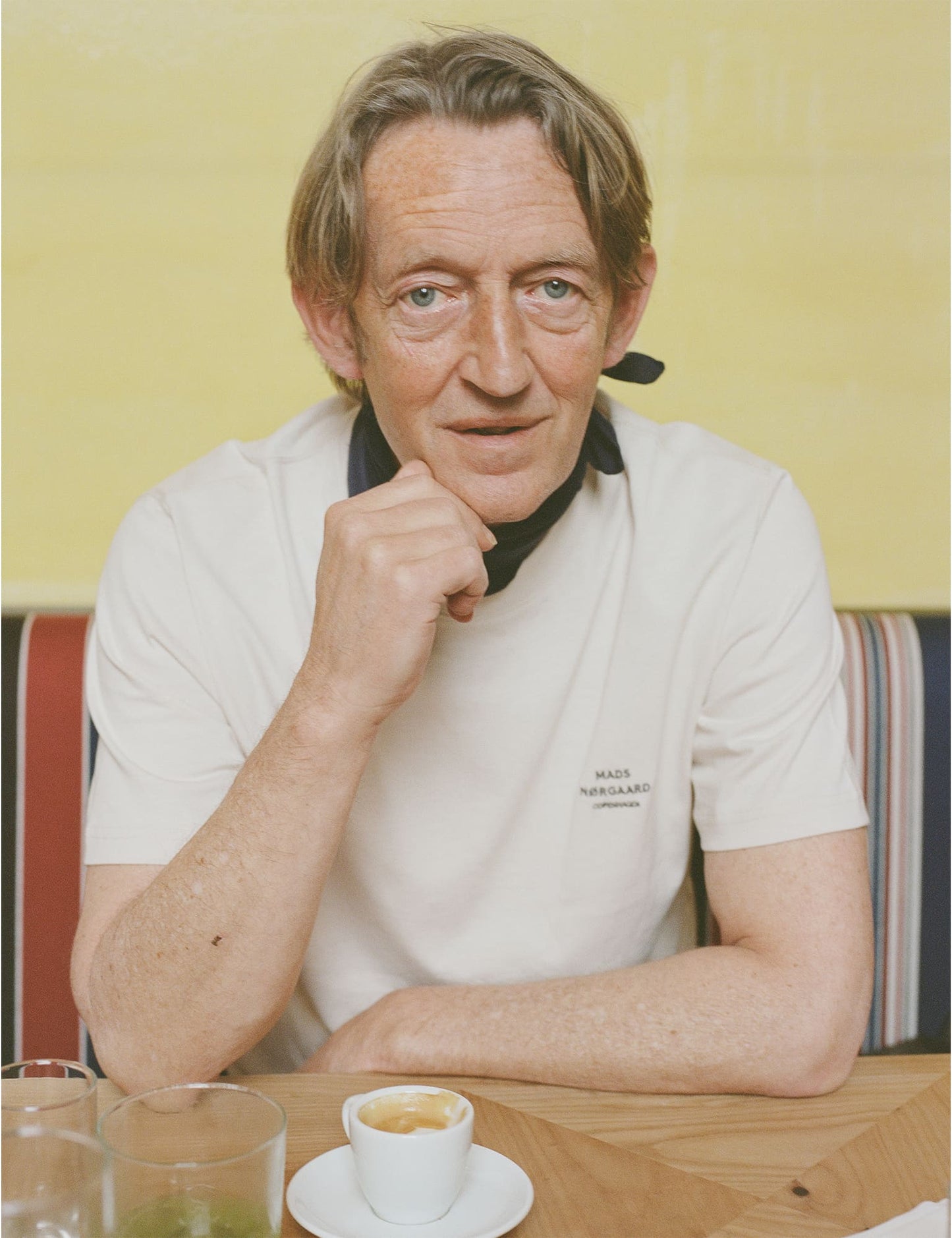 Cotton Jersey Frode Logo Tee FAV, Rainy Day