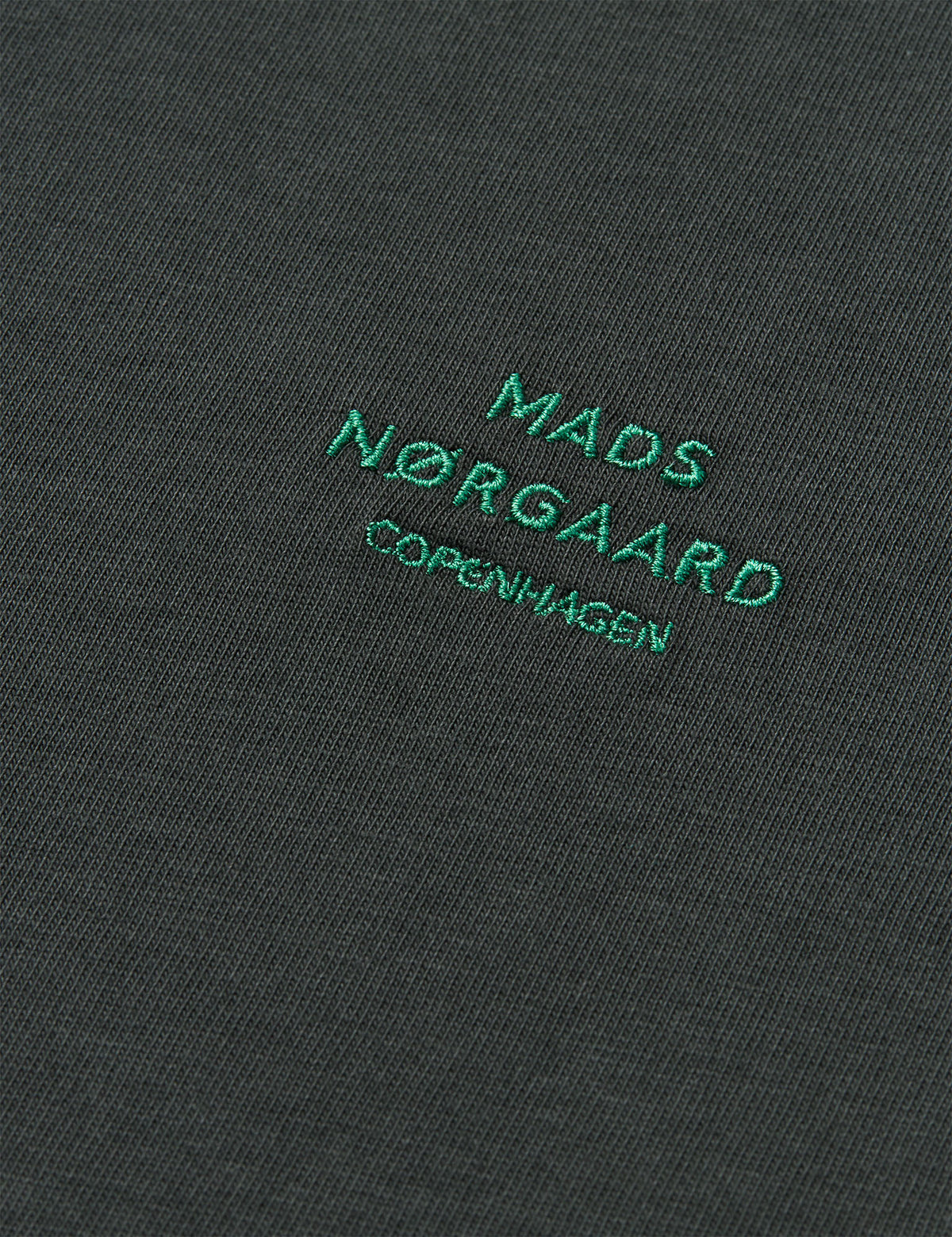 Cotton Jersey Frode Logo Tee FAV, Woodland Gray