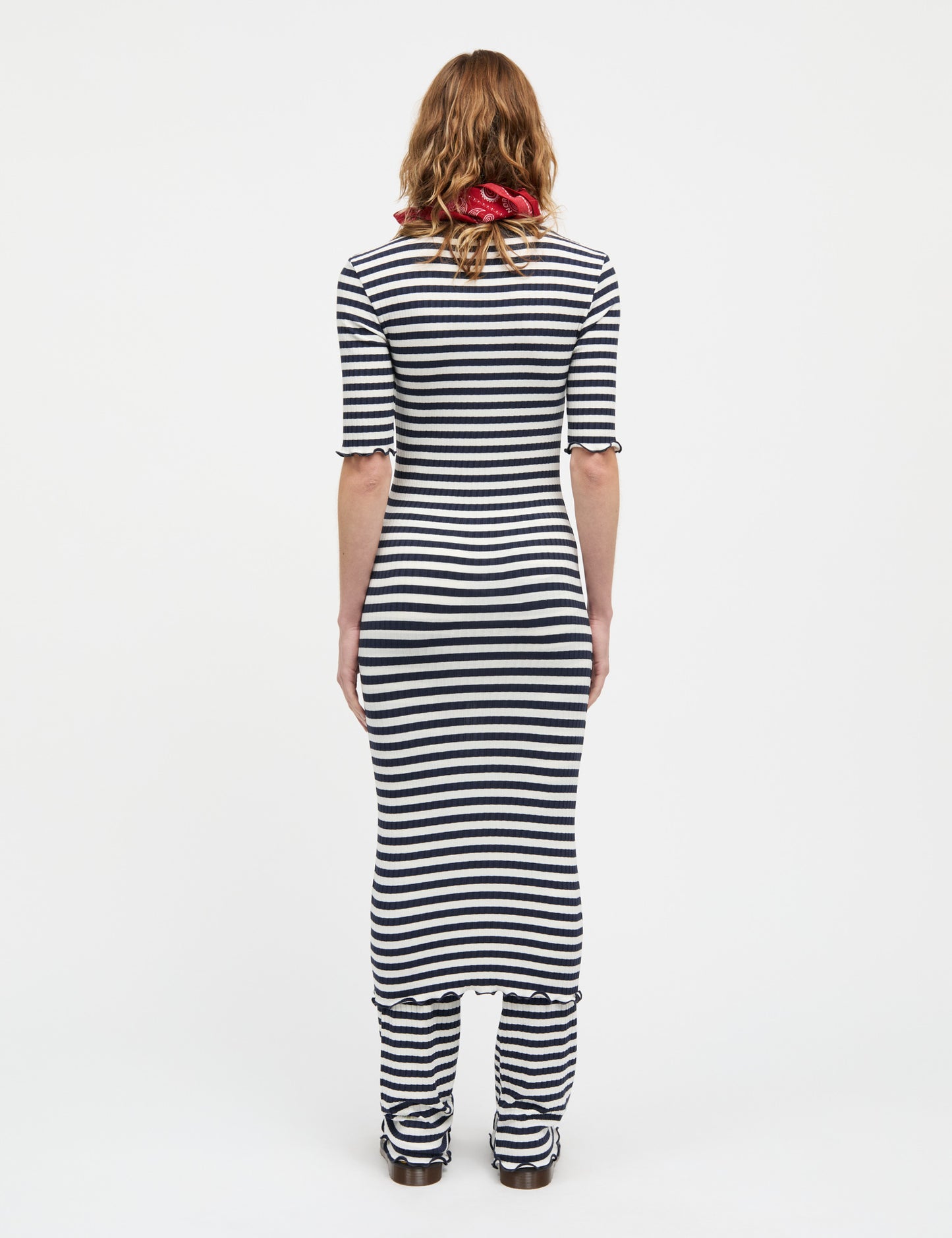 5x5 Stripe Lonnie Pants, Vanilla Ice/Parisian Night