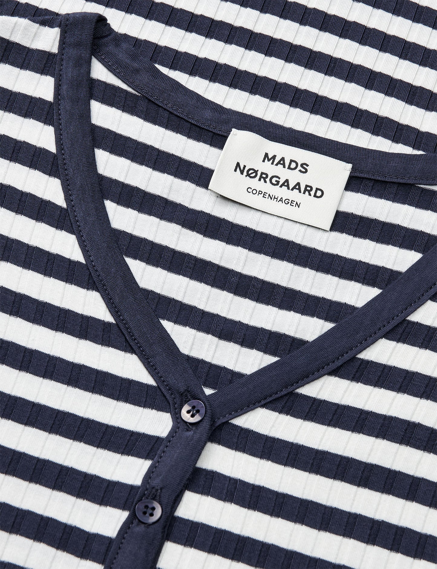 5x5 Stripe Tanya Dress, Vanilla Ice/Parisian Night