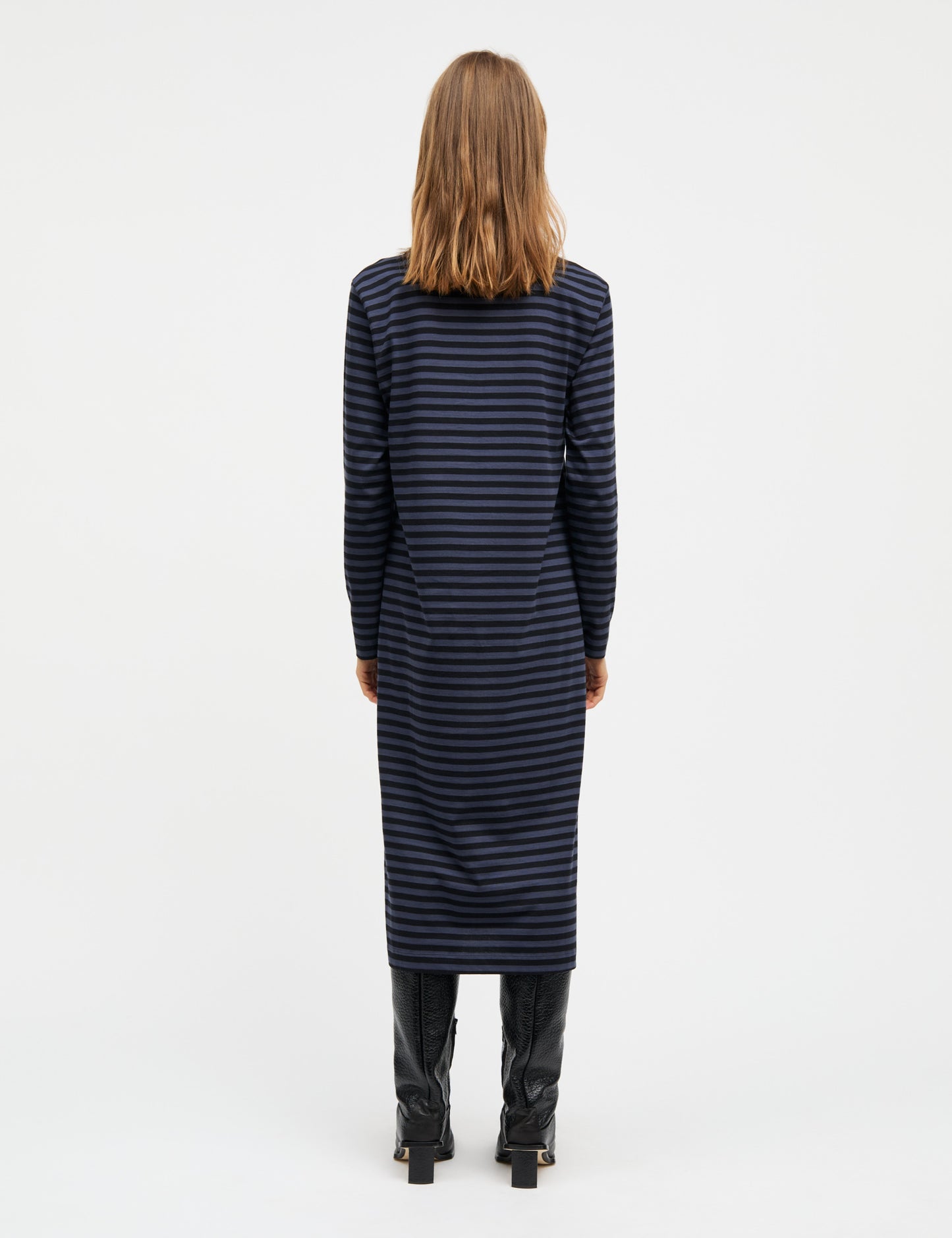 Soft Single Ella Dress, Parisian Night/Black