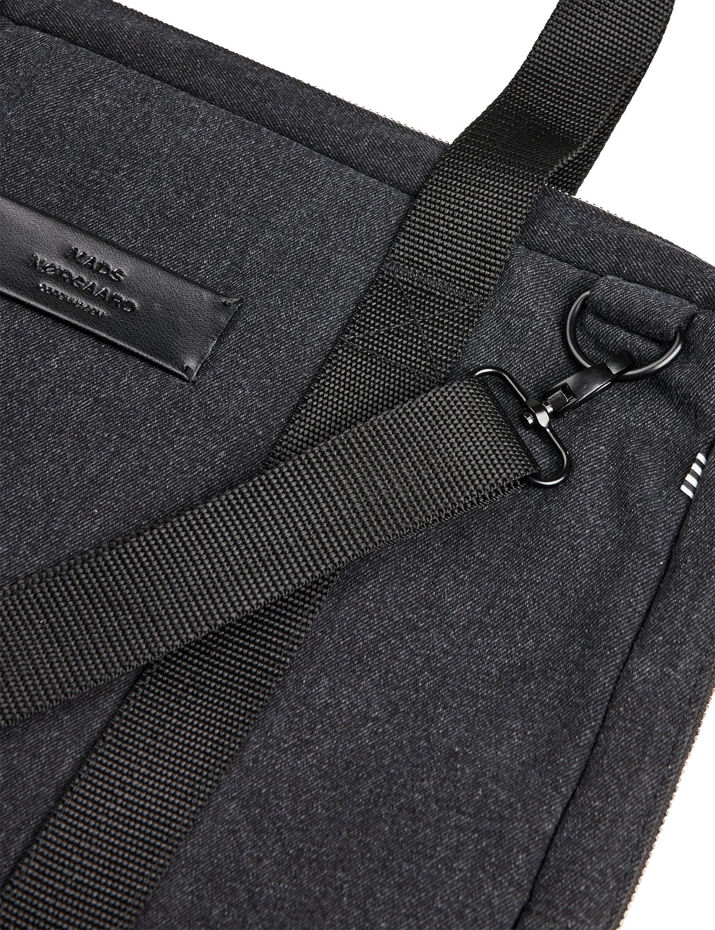 Boutique Washed Computer Bag, Washed Black