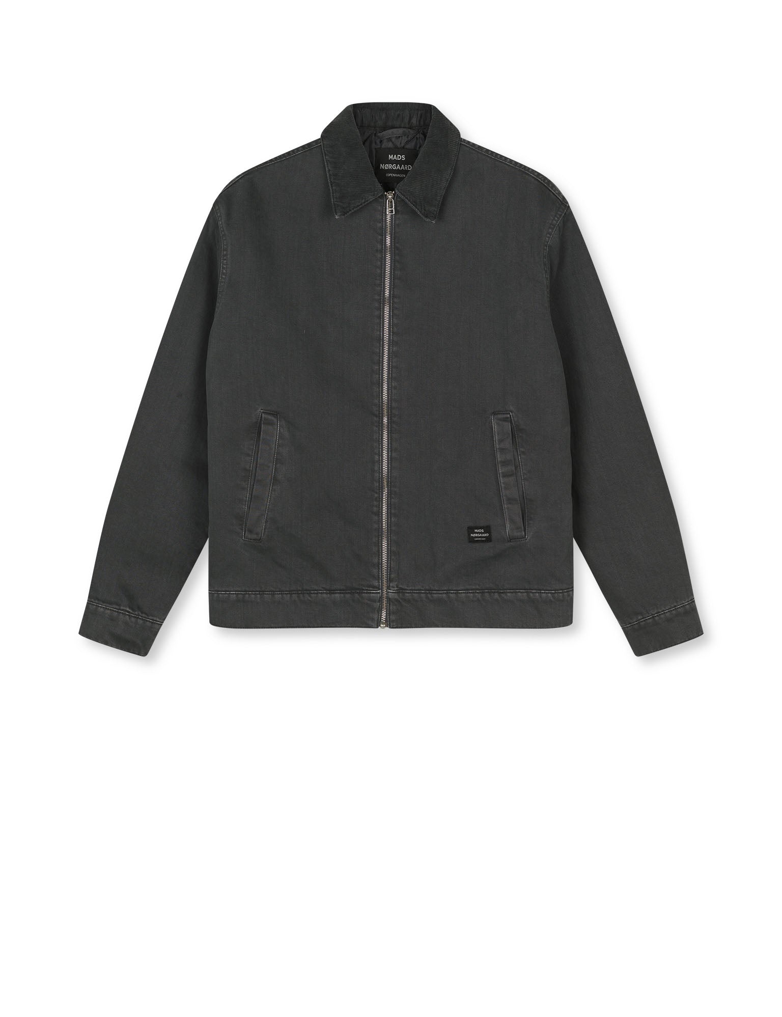 Soil Denim Norton Padded Jacket, Asphalt – MADS NØRGAARD – COPENHAGEN