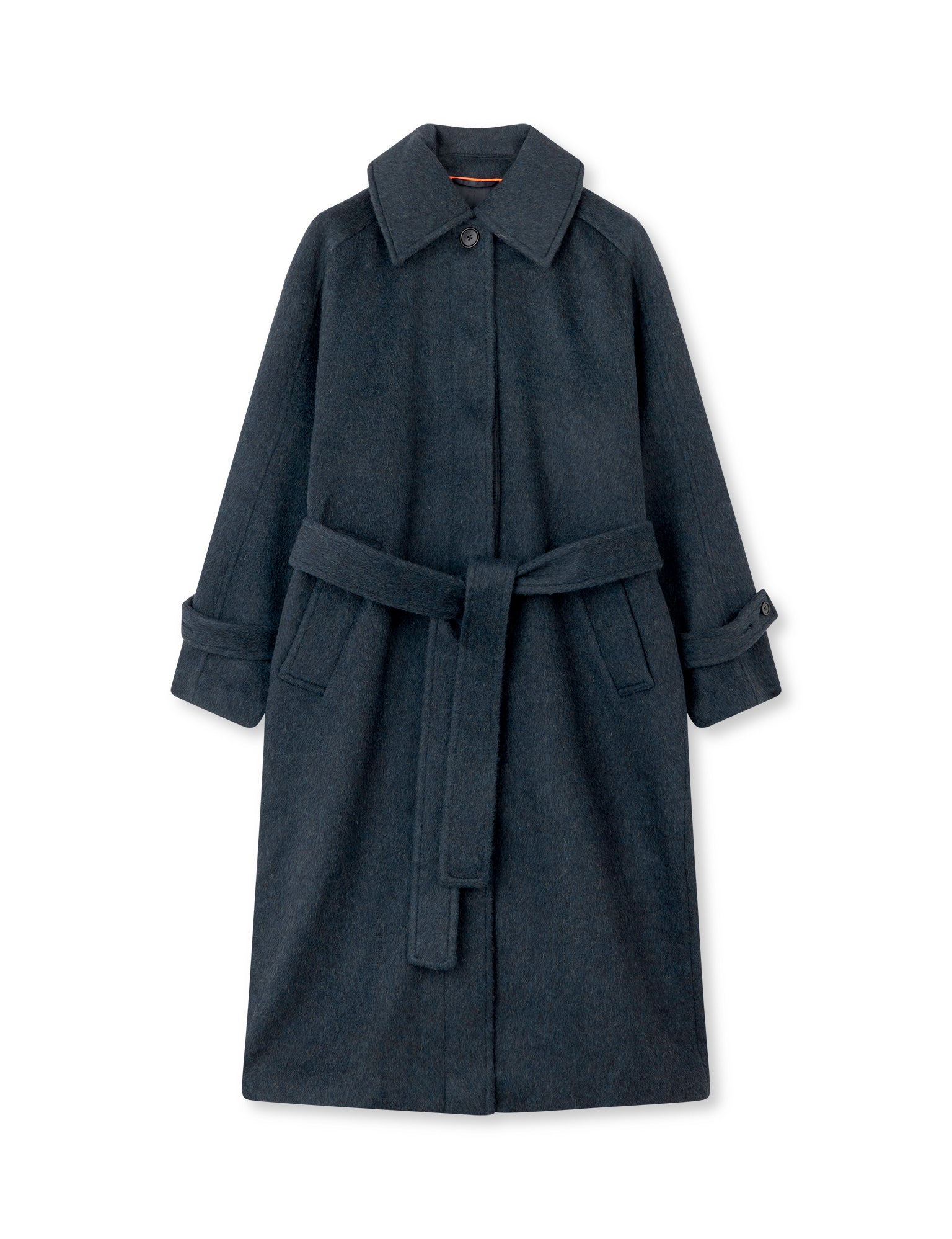 Hairy Wool Megan Coat, Parisian Night – MADS NØRGAARD – COPENHAGEN