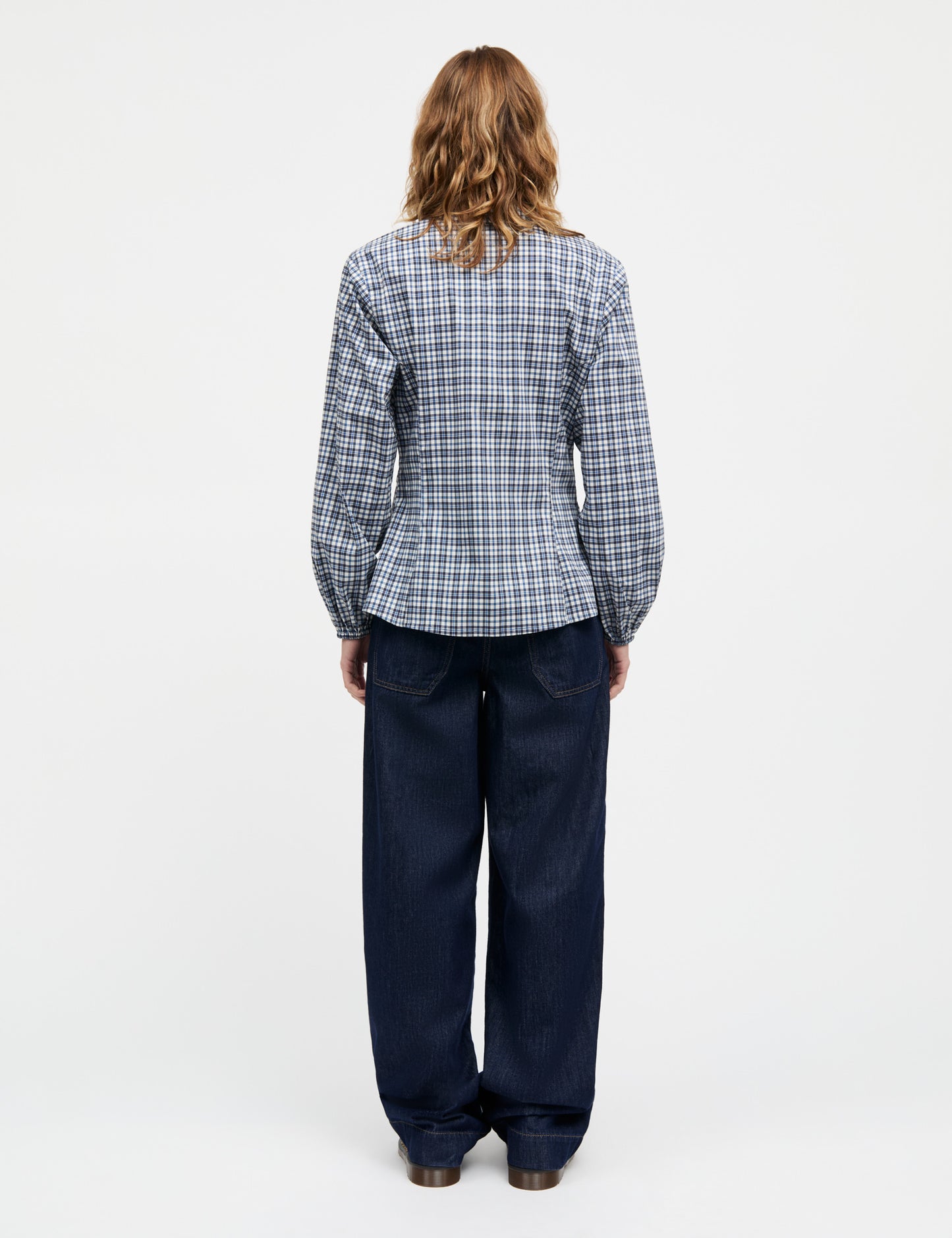 Poplinda Clara Shirt, Parisian Night Check