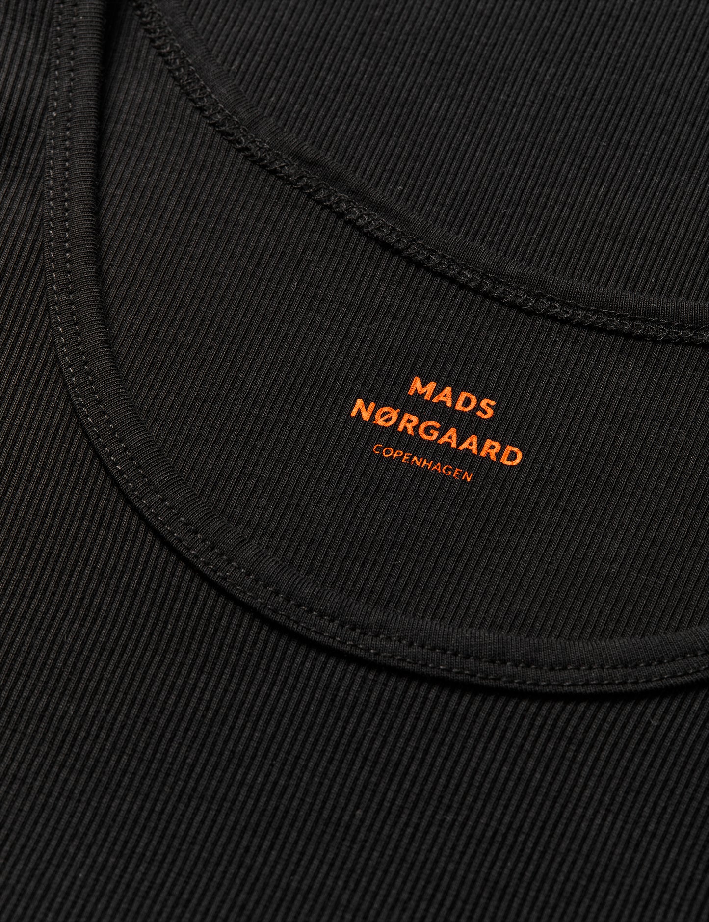 Rib Cotton Bruce Tanktop, Black