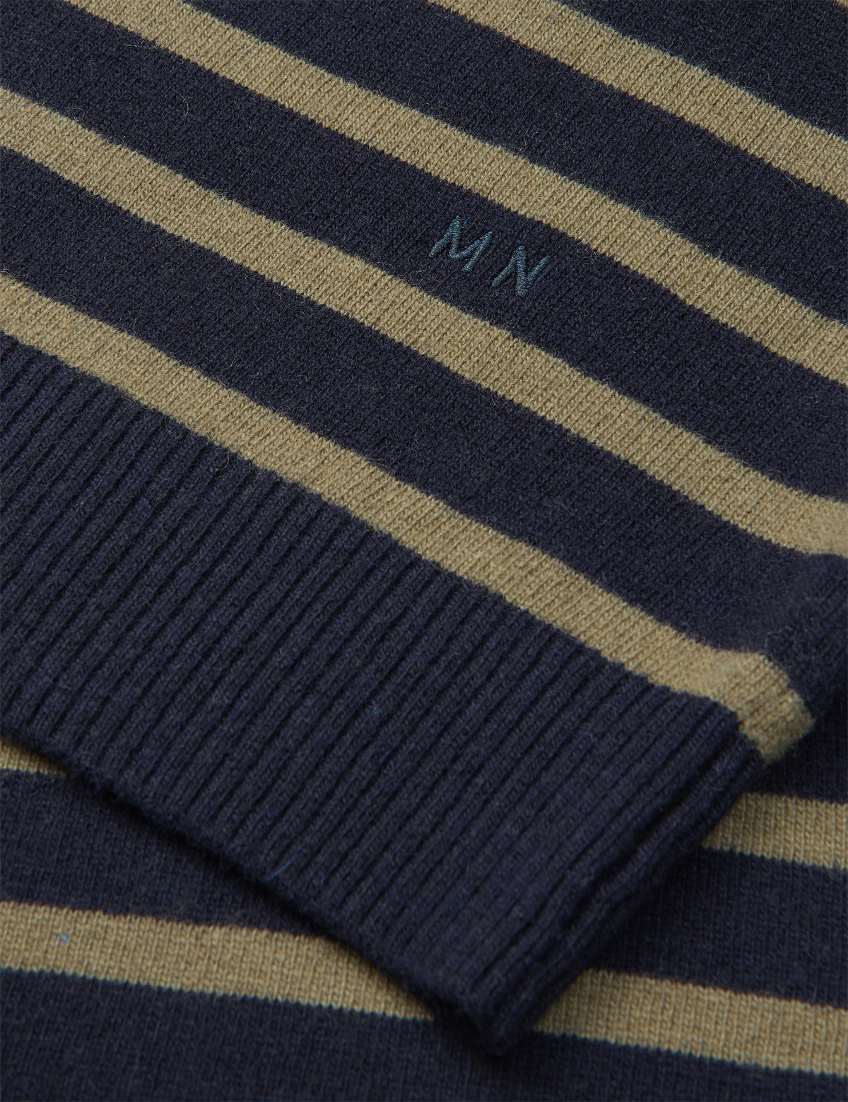 Super Wool Karsten Stripe Knit, Sky Captain/Overland Trek