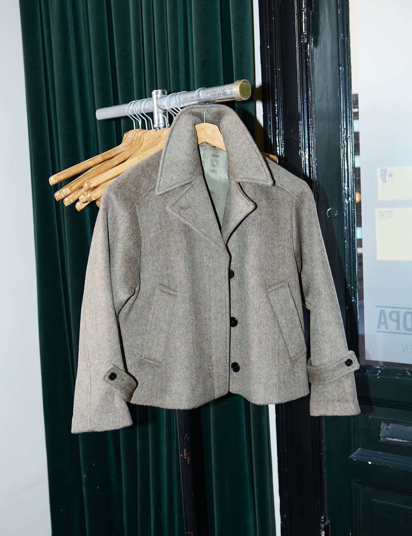 Hairy Wool Wilde Jacket, Four Leaf Clover