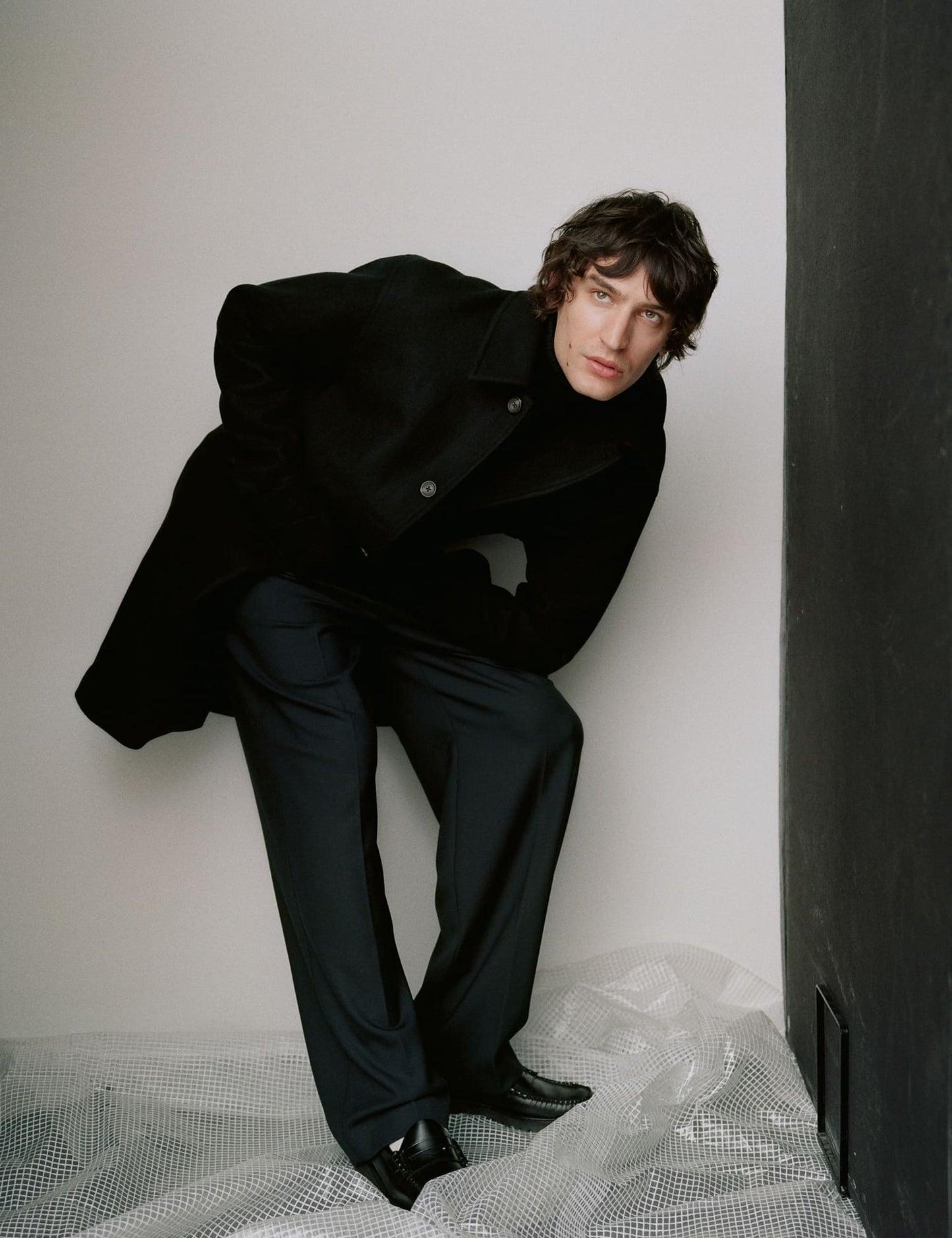 Super Twill Henry Pants, Black