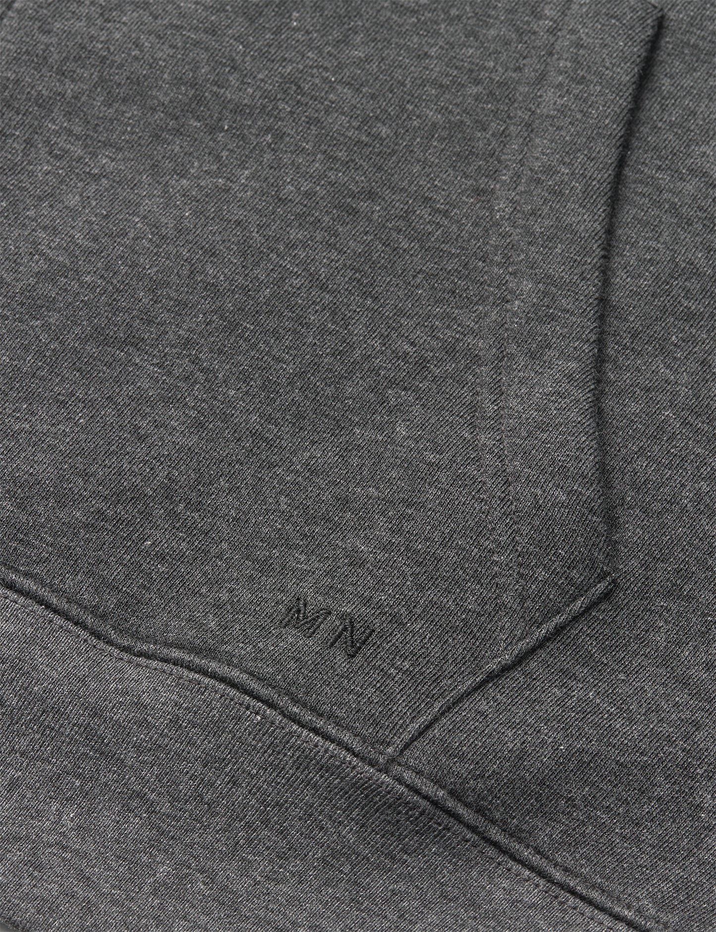 Standard Luka Hoodie Zip Sweat, Dark Grey Melange