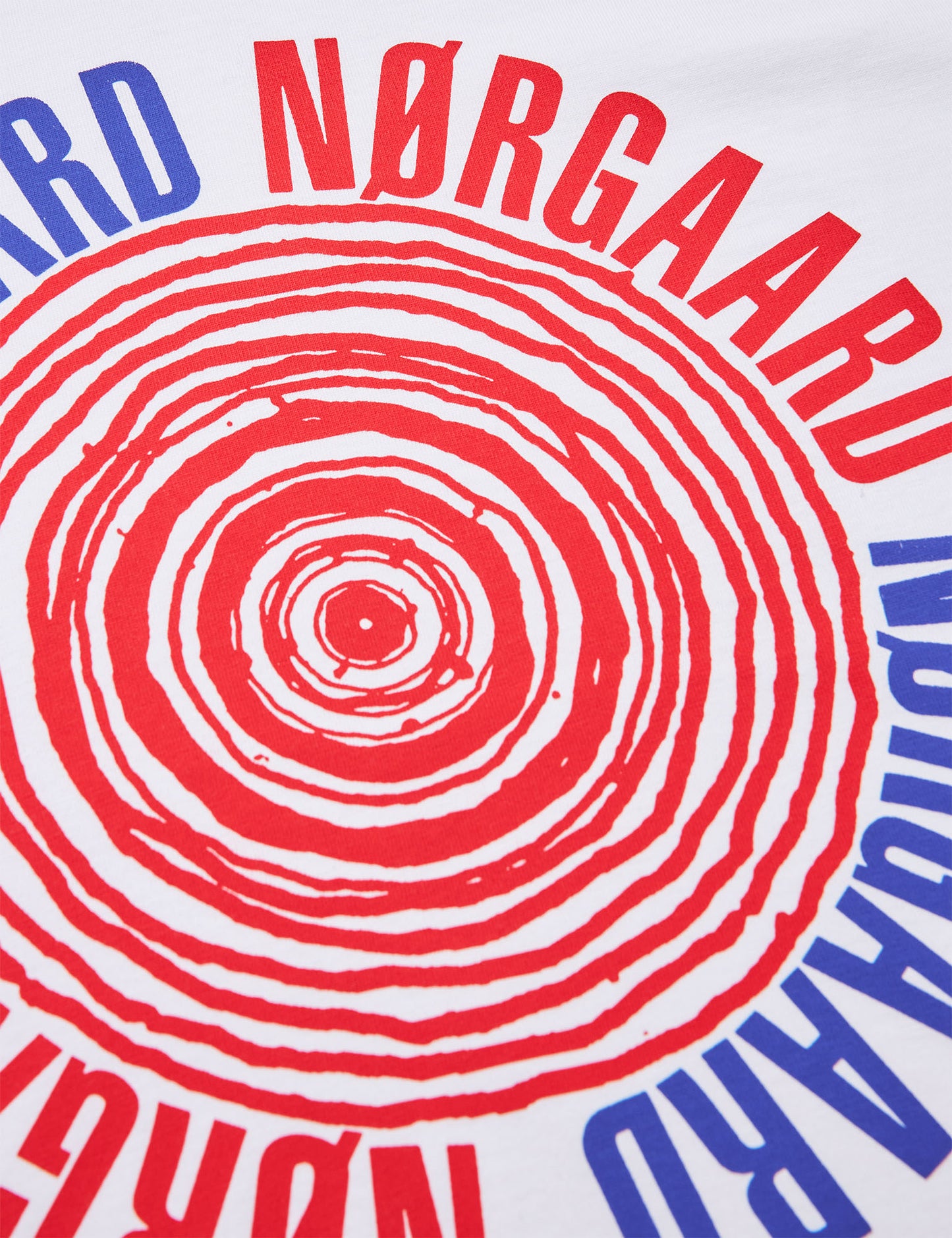 Cotton Jersey Spiral Frode Tee, White