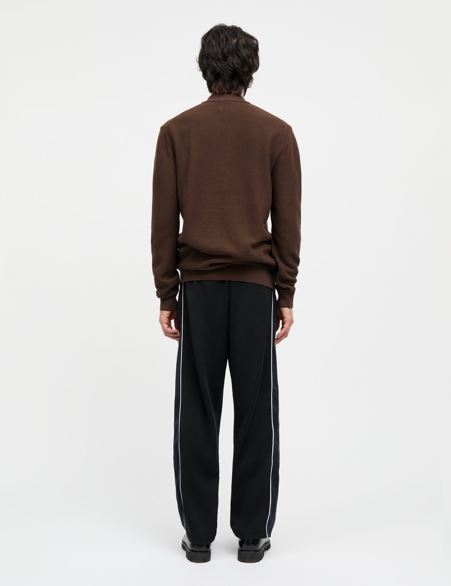 Light Terry Polo Sweat, Demitasse