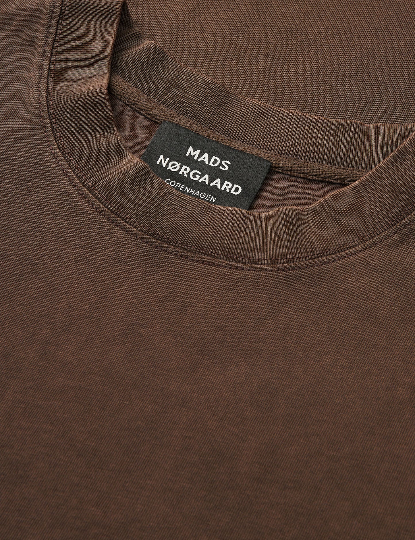 Combed Jersey Dye Thorbjørn Tee, Demitasse