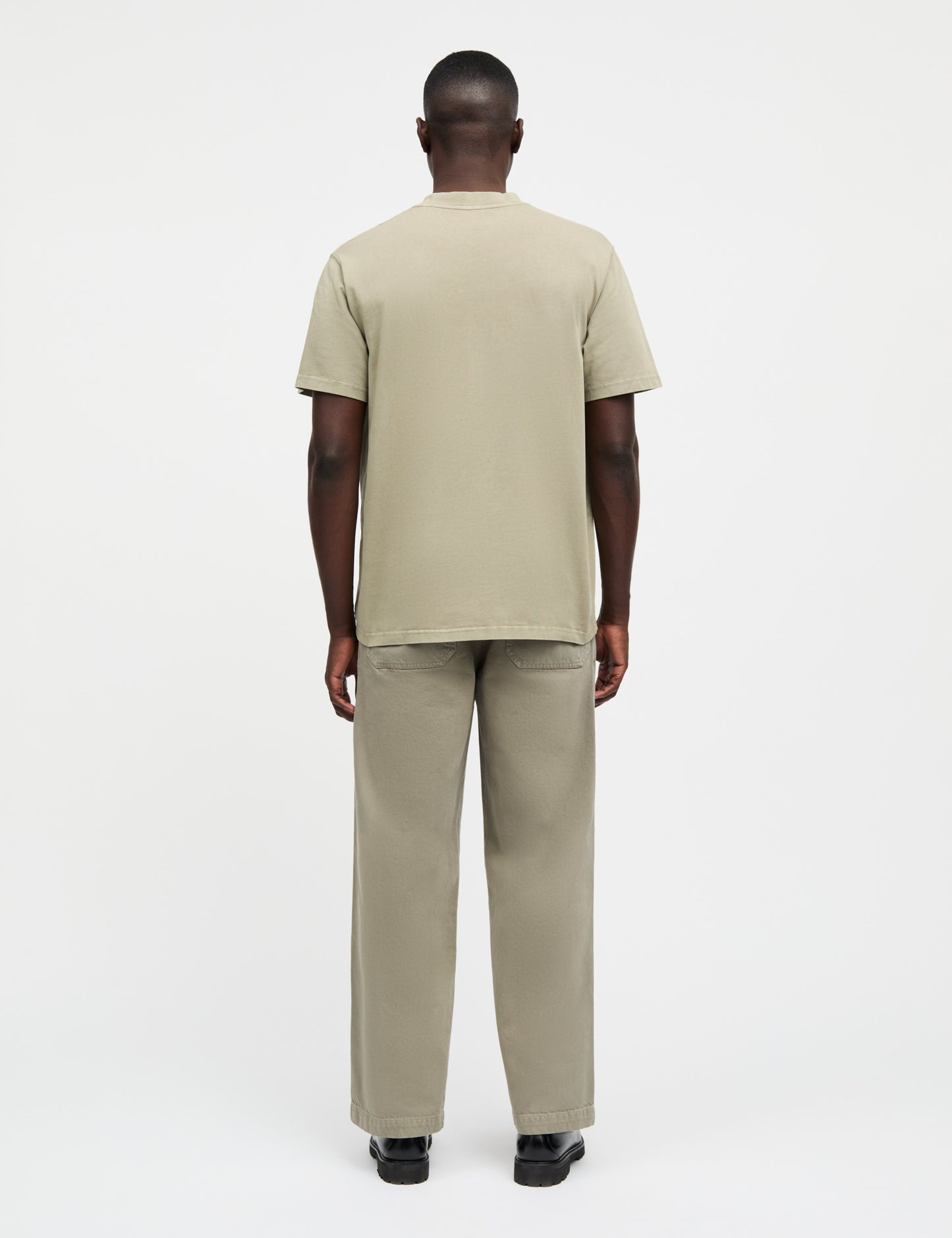 Combed Jersey Dye Thorbjørn Tee, Silver Sage