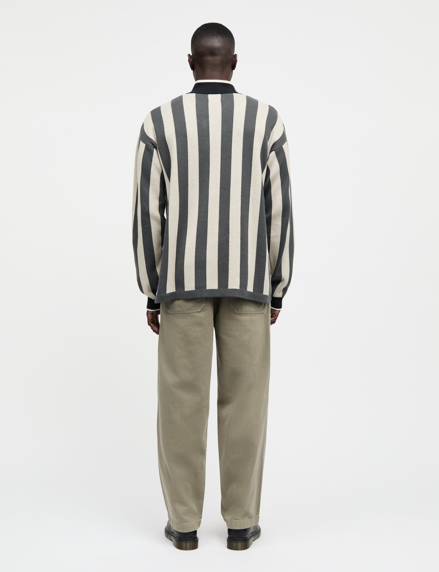 Fancy Liam Football Knit, Rainy Day/Asphalt