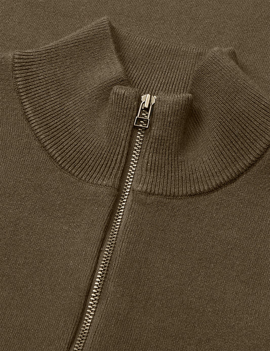 Urban Chase Half Zip Knit, Beech