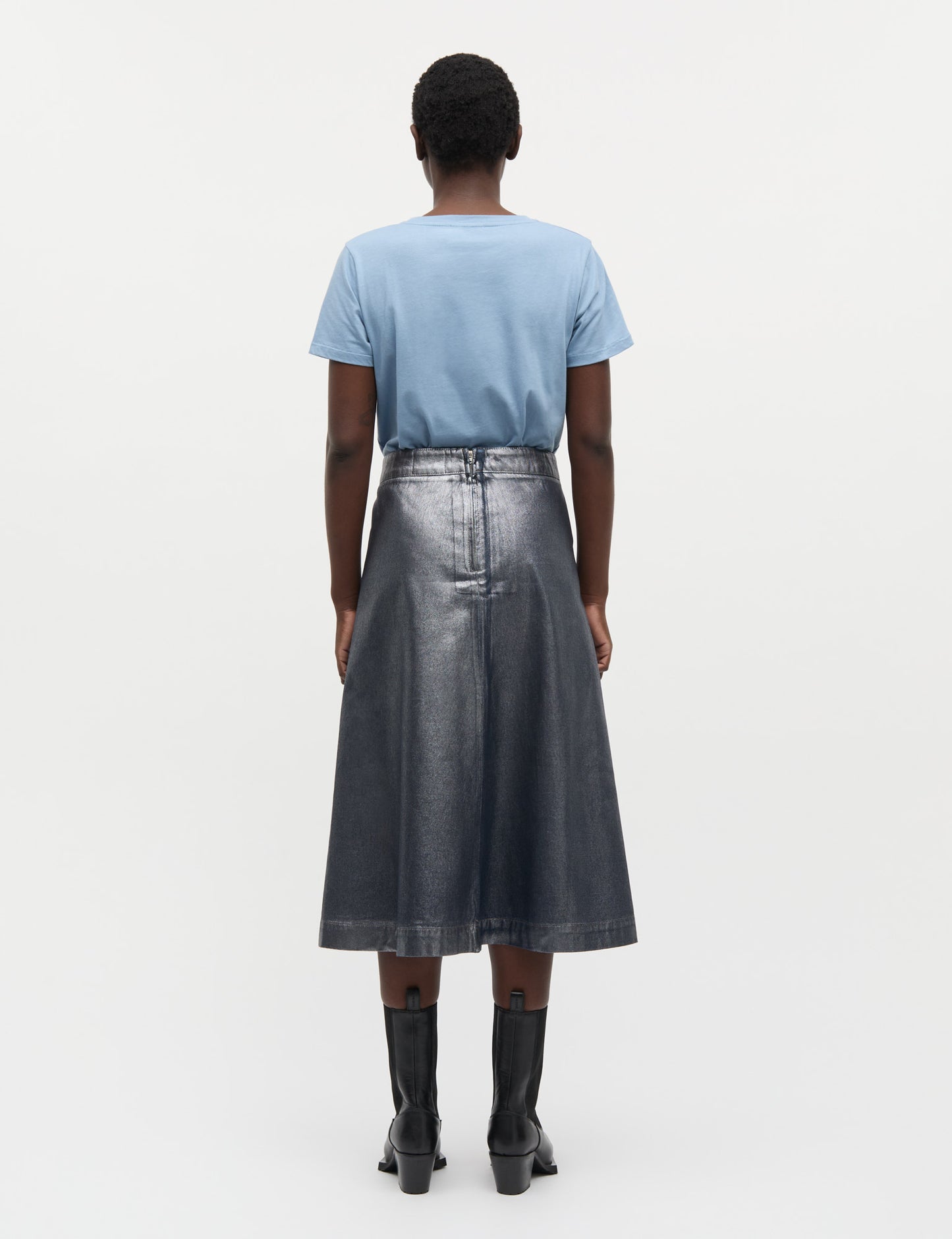 Single Cotton Trenda P Tee, Faded Denim