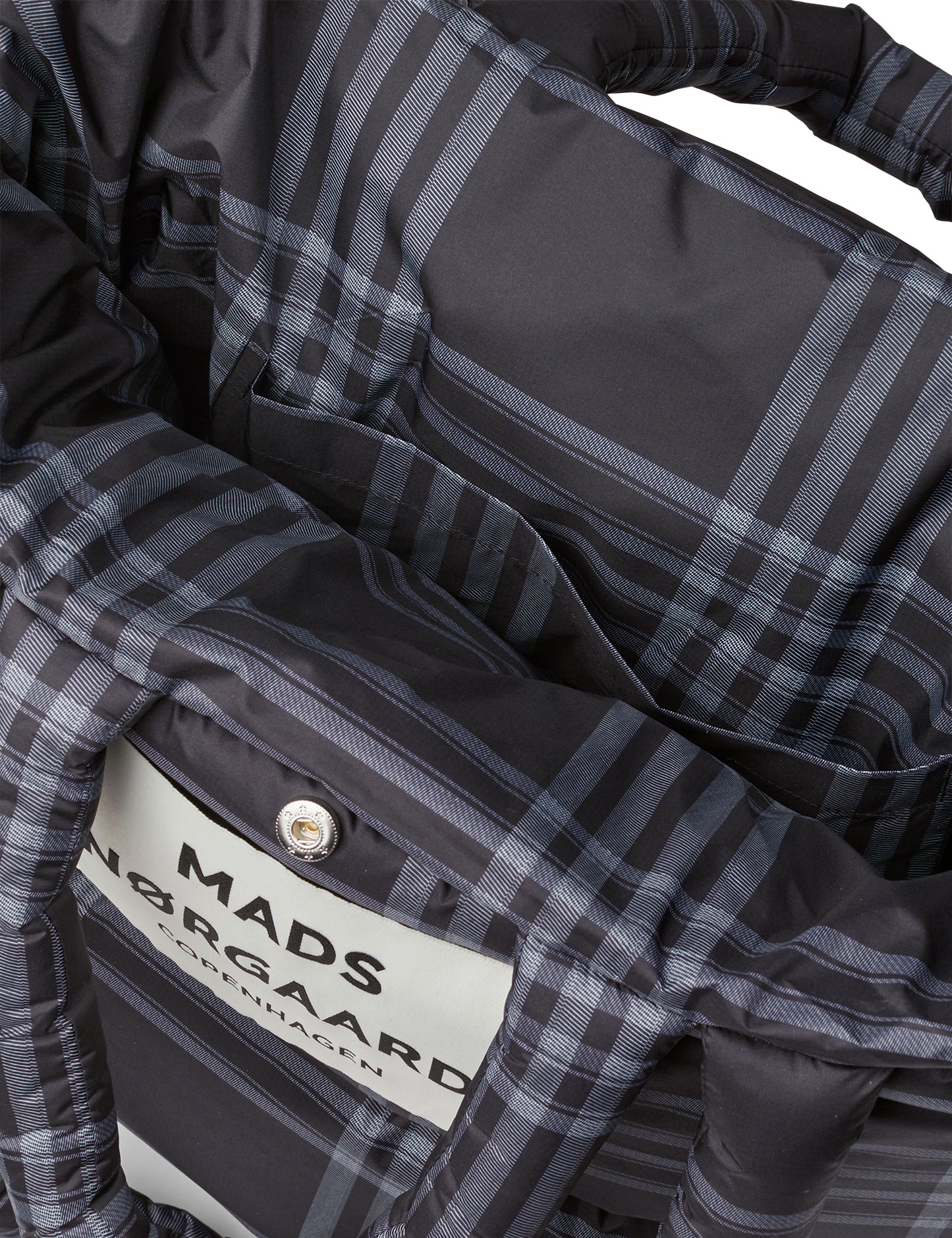 Light Ripstop Pillow AOP Bag, Black/Vanilla Ice