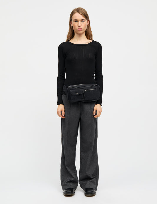 Pointella Troja Tee LS FAV, Black