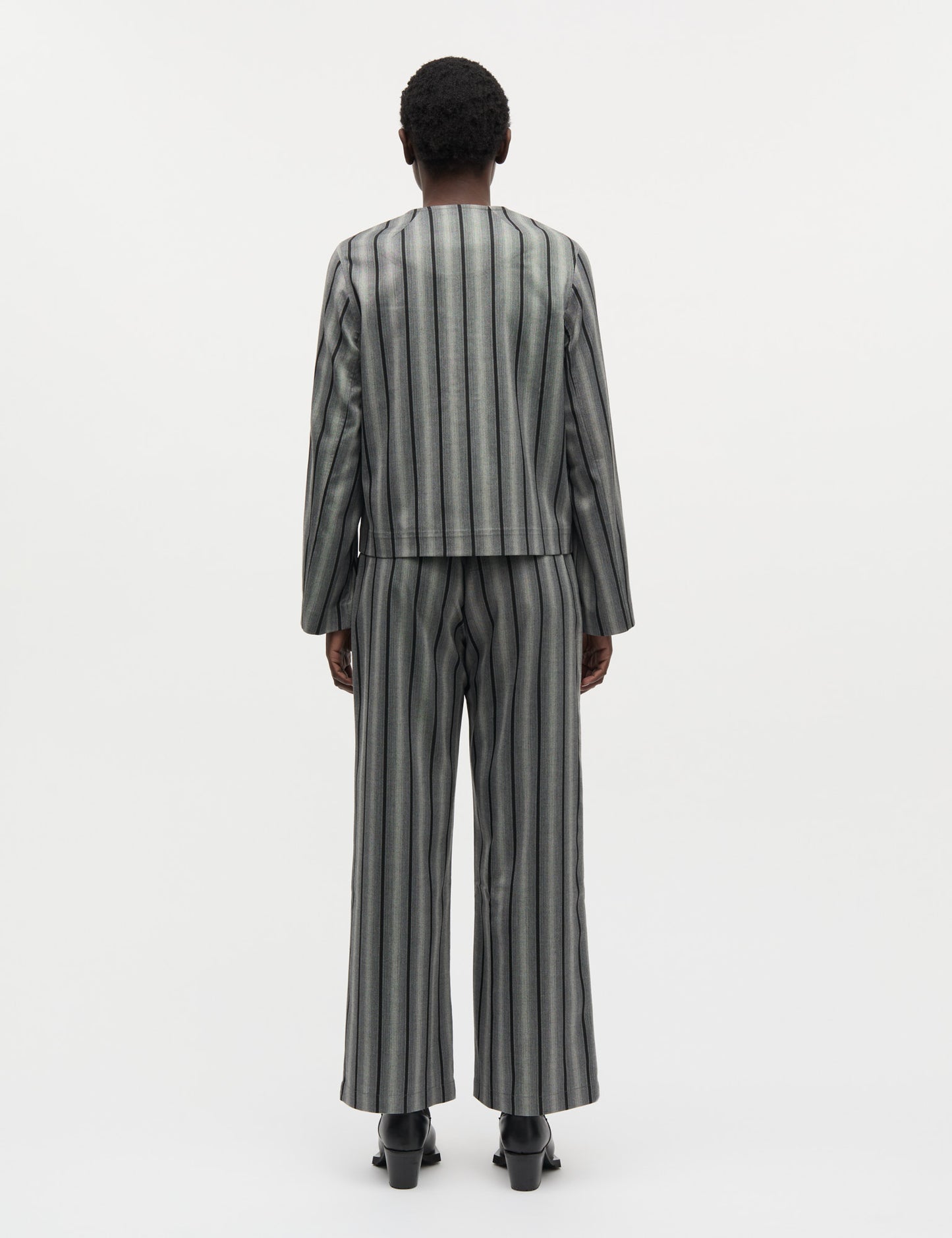 Saul Svea Jacket, Pinstripe/Asphalt