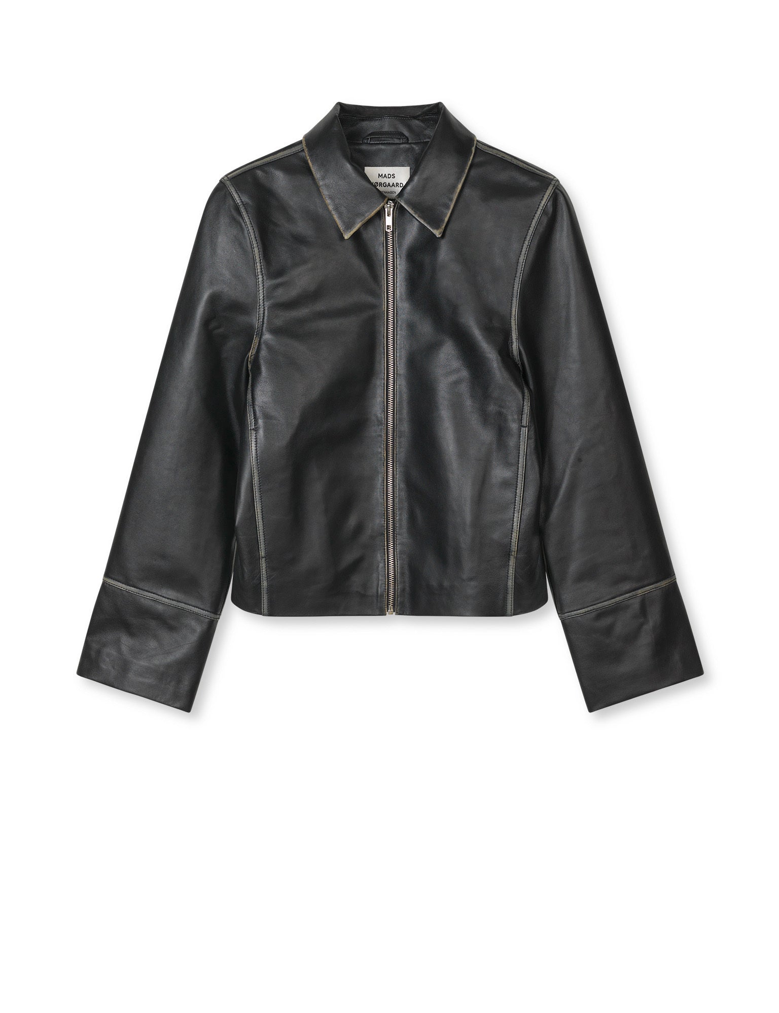 Smooth Leather Rachel Jacket, Black – MADS NØRGAARD – COPENHAGEN