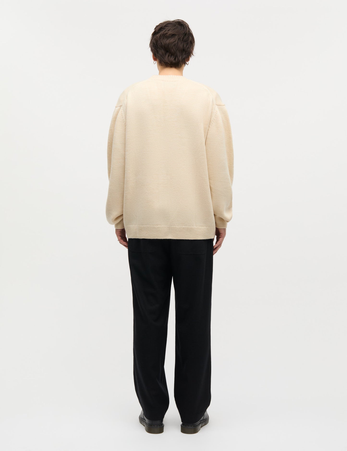 Soft Yarn Vilhelm Cardigan Knit, Seedpearl