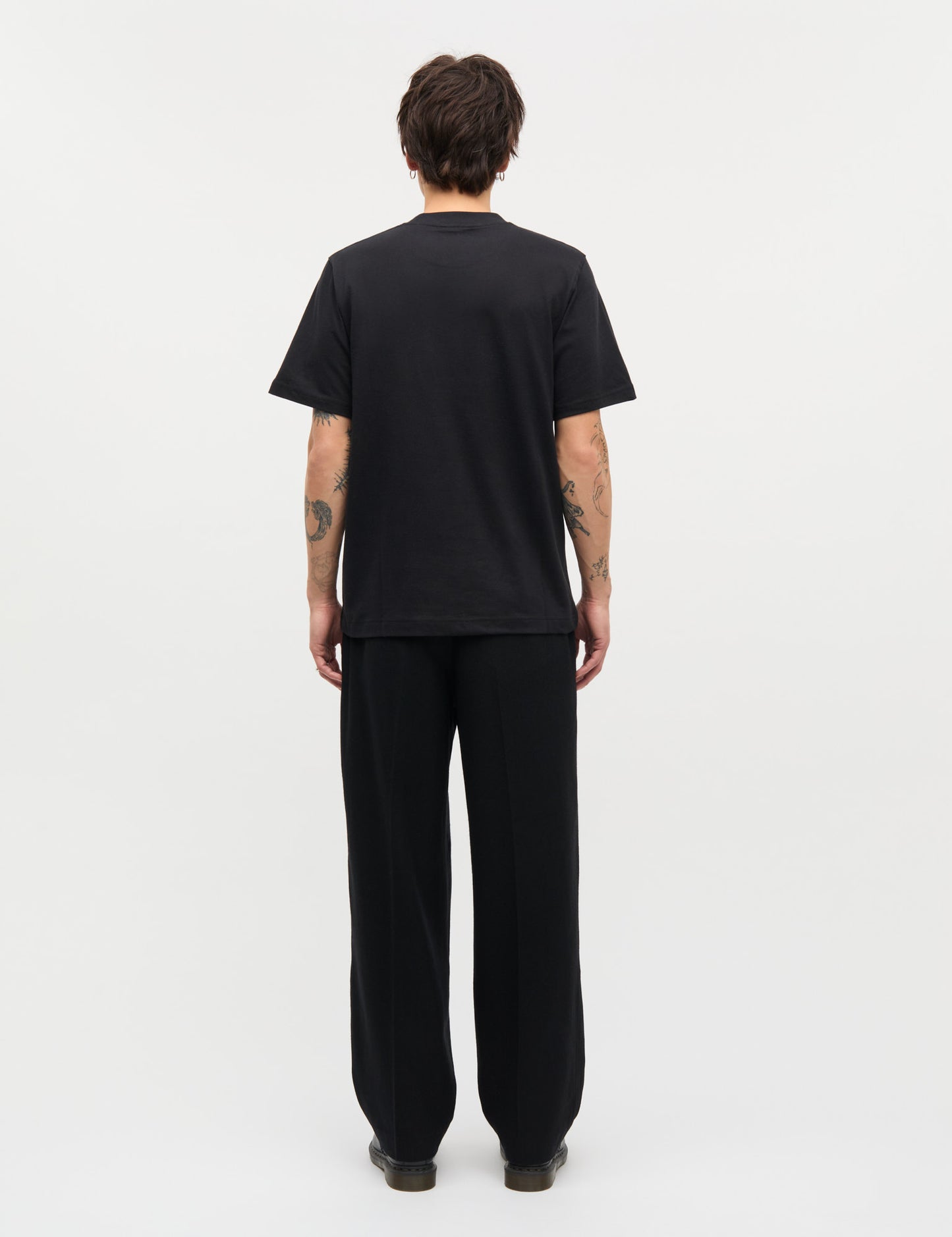 Cotton Jersey Unknown Frode Tee, Black