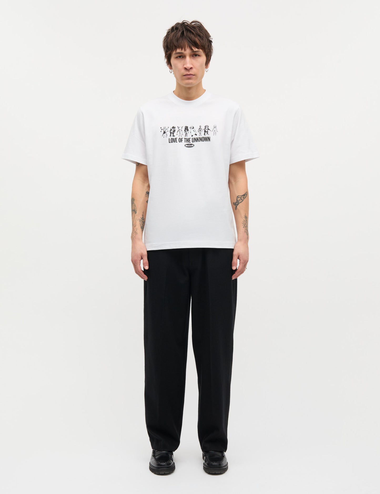 Cotton Jersey Unknown Frode Tee, White