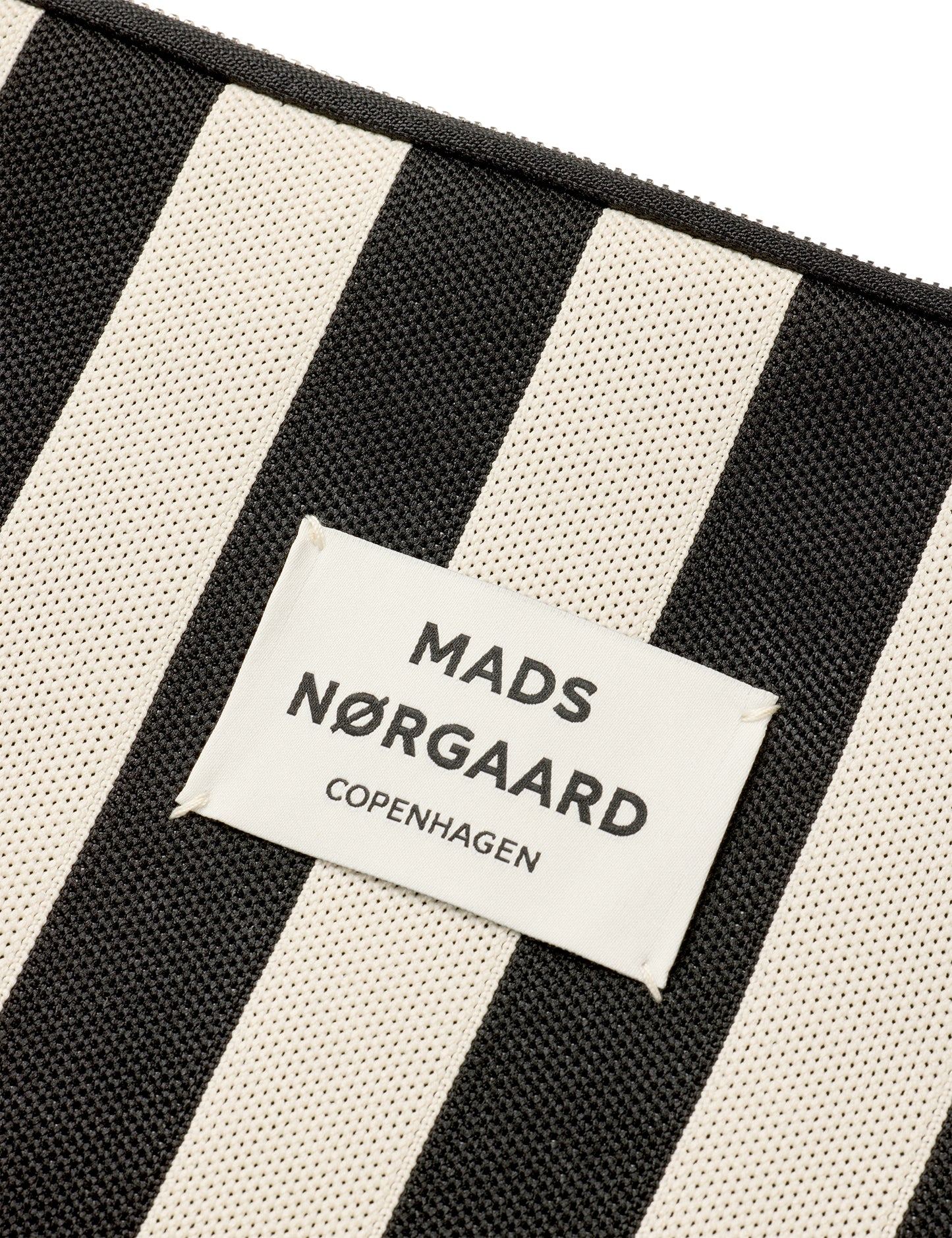 Knit Stripe Computer Sleeve Small, Black